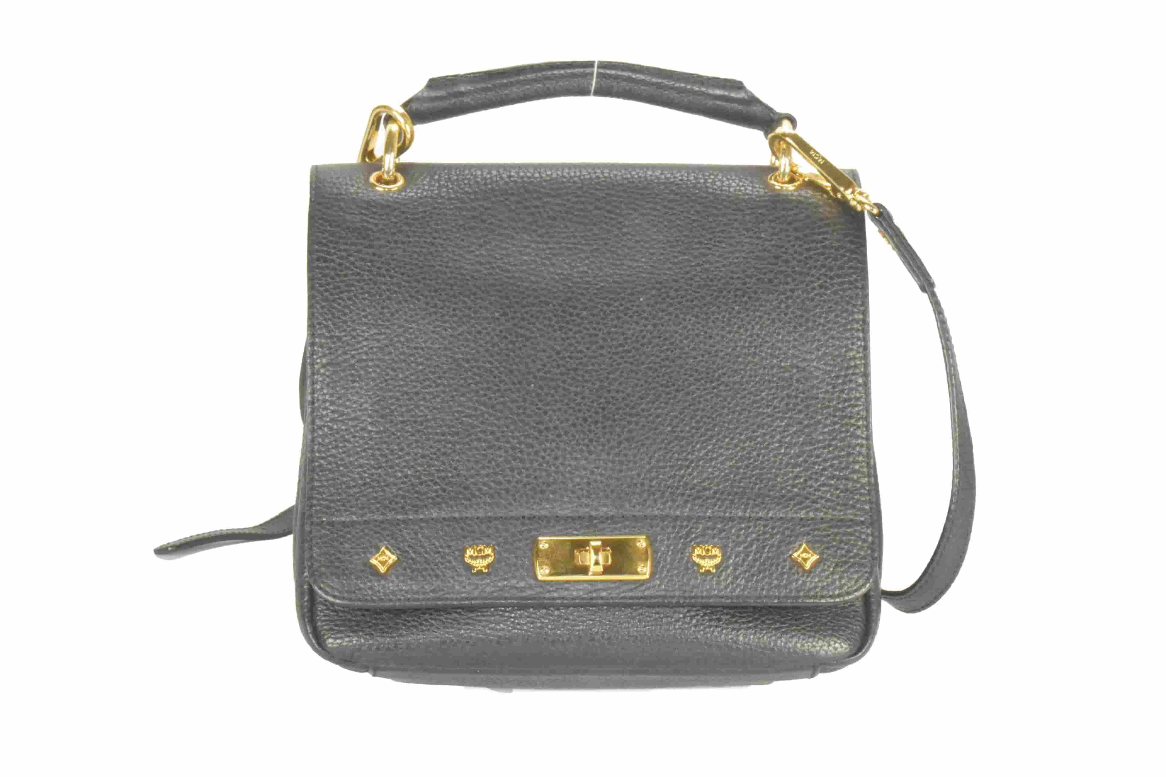 ✅MCM TASCHE LEDERTASCHE CROSSBODY UMHÄNGETASCHE SCHWARZ 2955