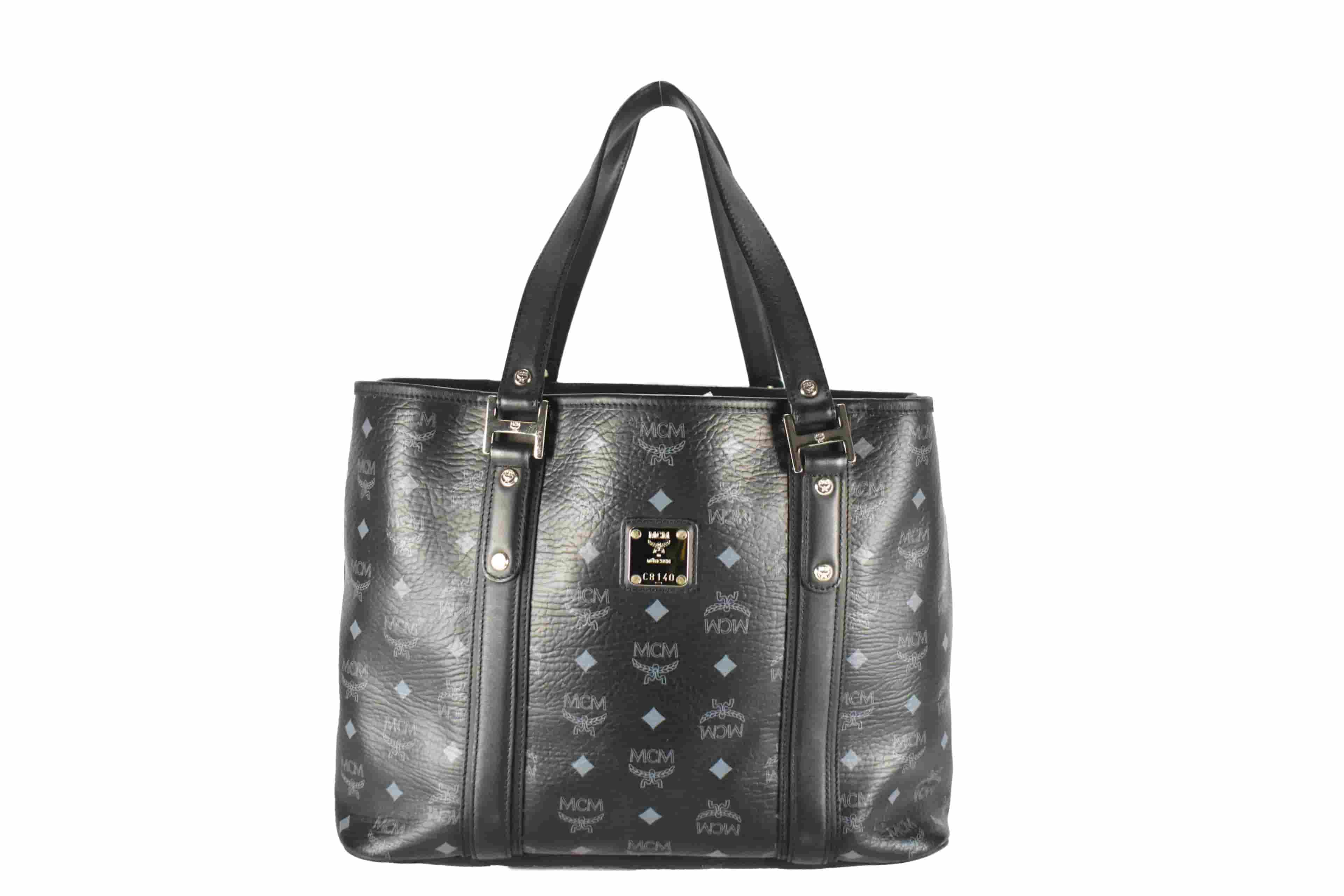 ✅MCM TASCHE vintmarket.de SCHULTERTASCHE SHOPPER SCHWARZ 3932