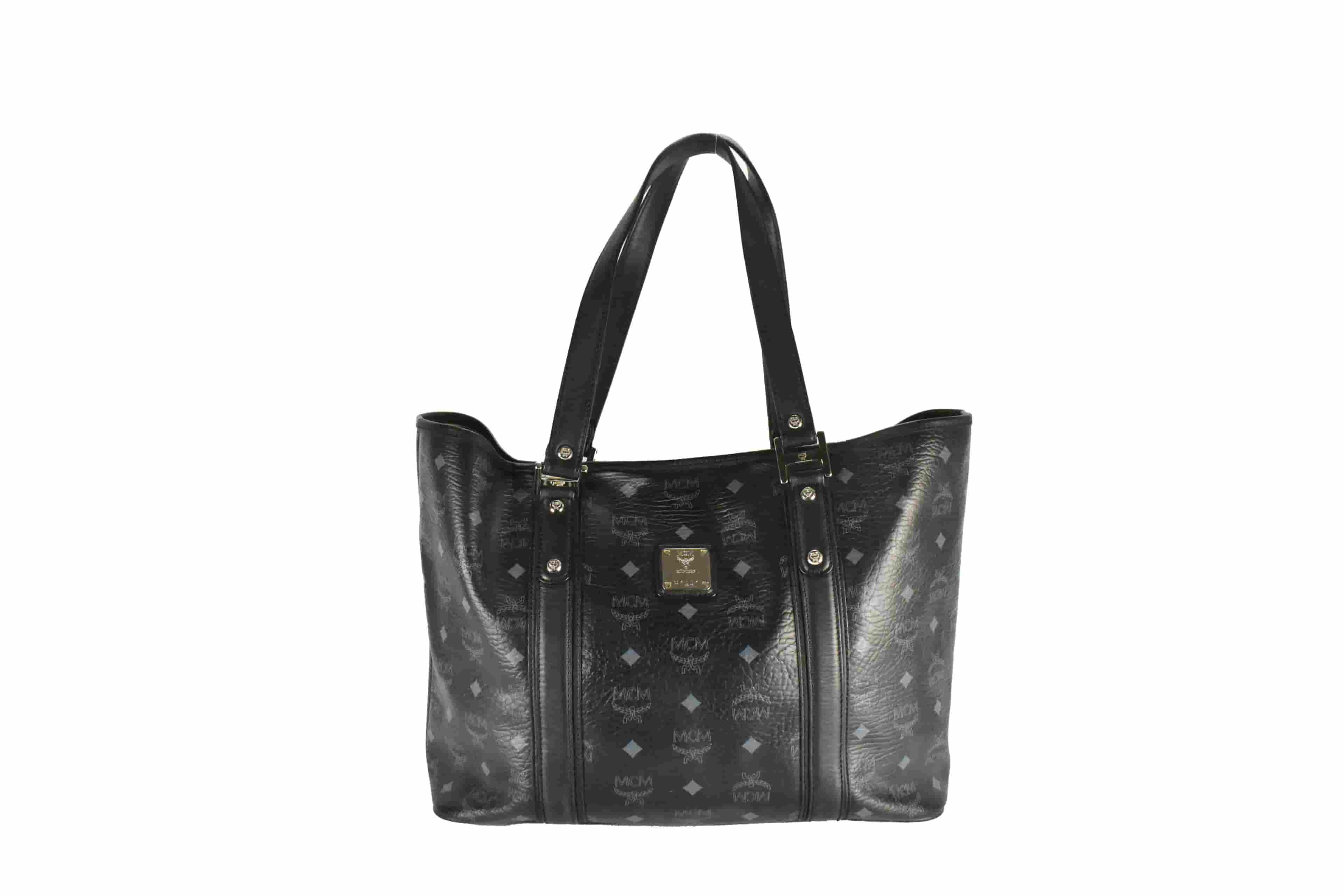 ✅MCM TASCHE vintmarket.de MEDIUM SHOPPER SCHWARZ 3956