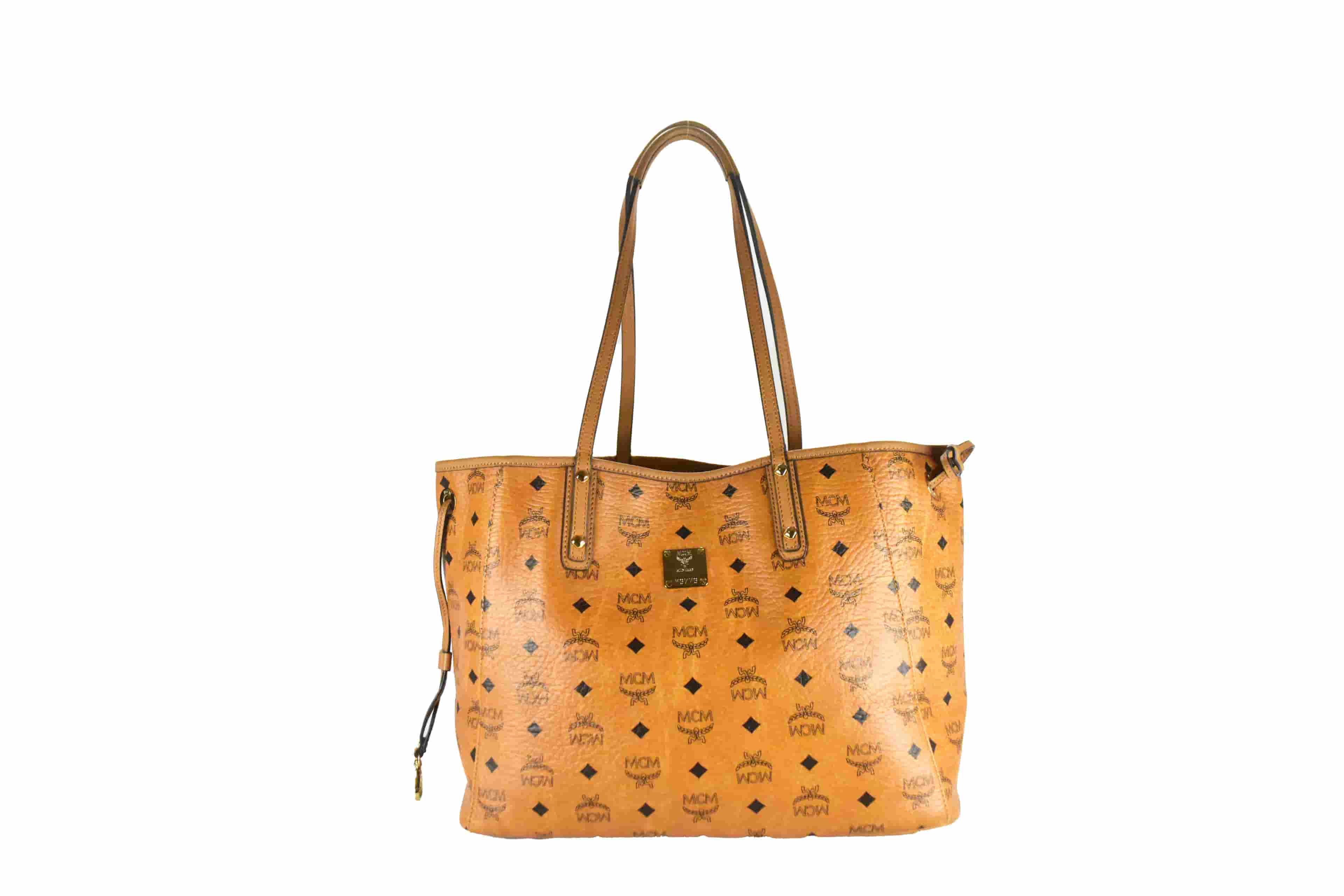 MCM LIZ SHOPPER WENDESHOPPER vintmarket.de COGNAC LIZ 3970