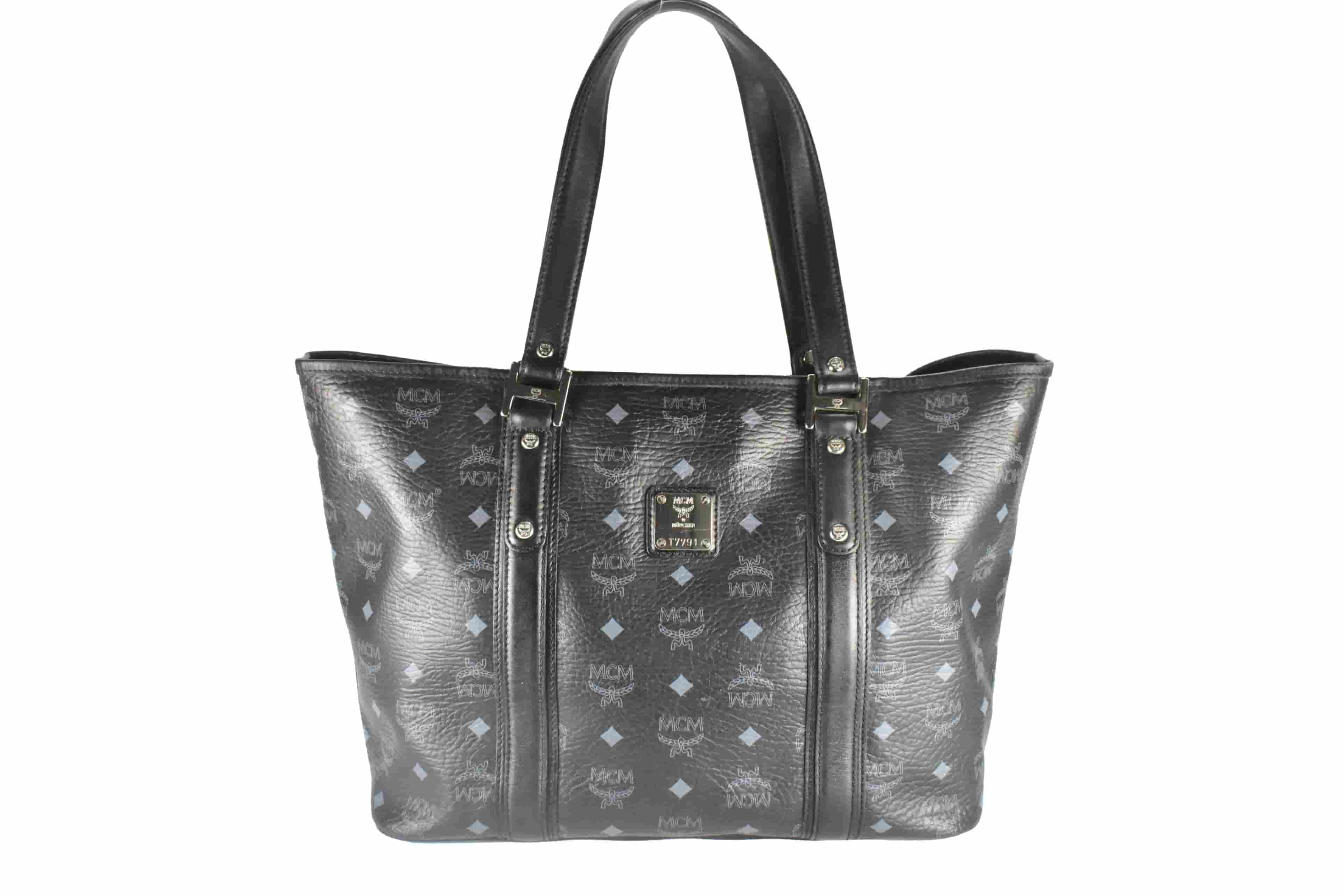 ✅MCM TASCHE vintmarket.de MEDIUM SHOPPER SCHWARZ 4187