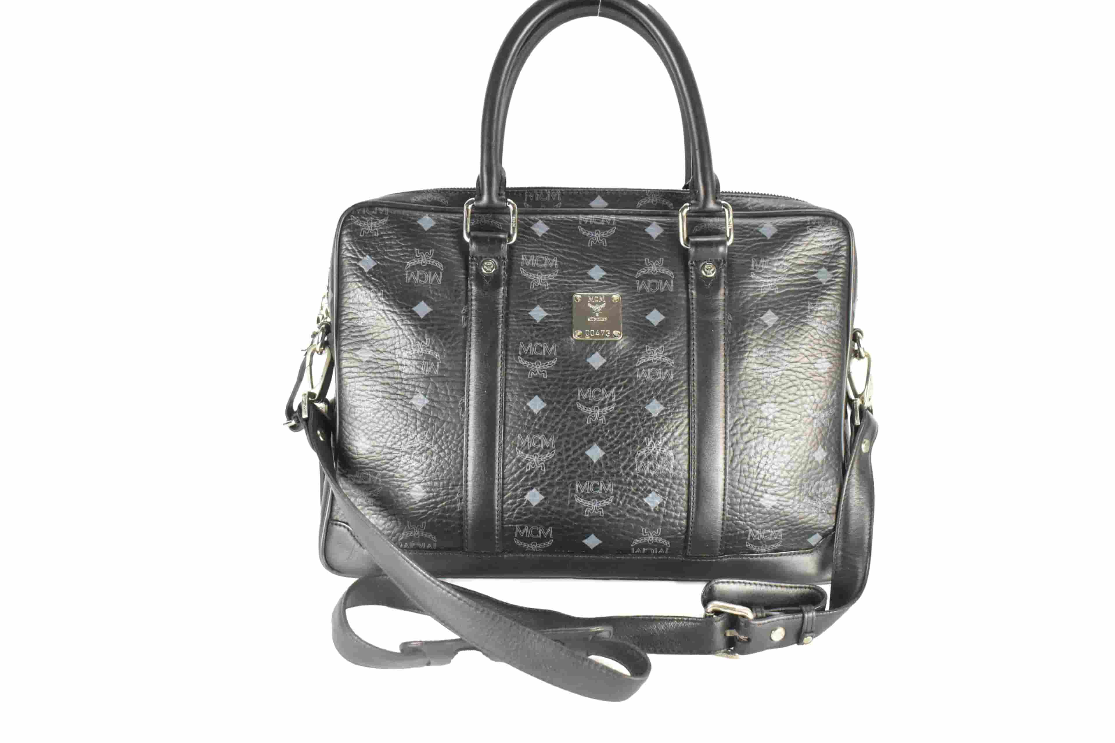 ✅MCM AKTENTASCHE vintmarket.de TASCHE SCHULTERTASCHE SCHWARZ 4206