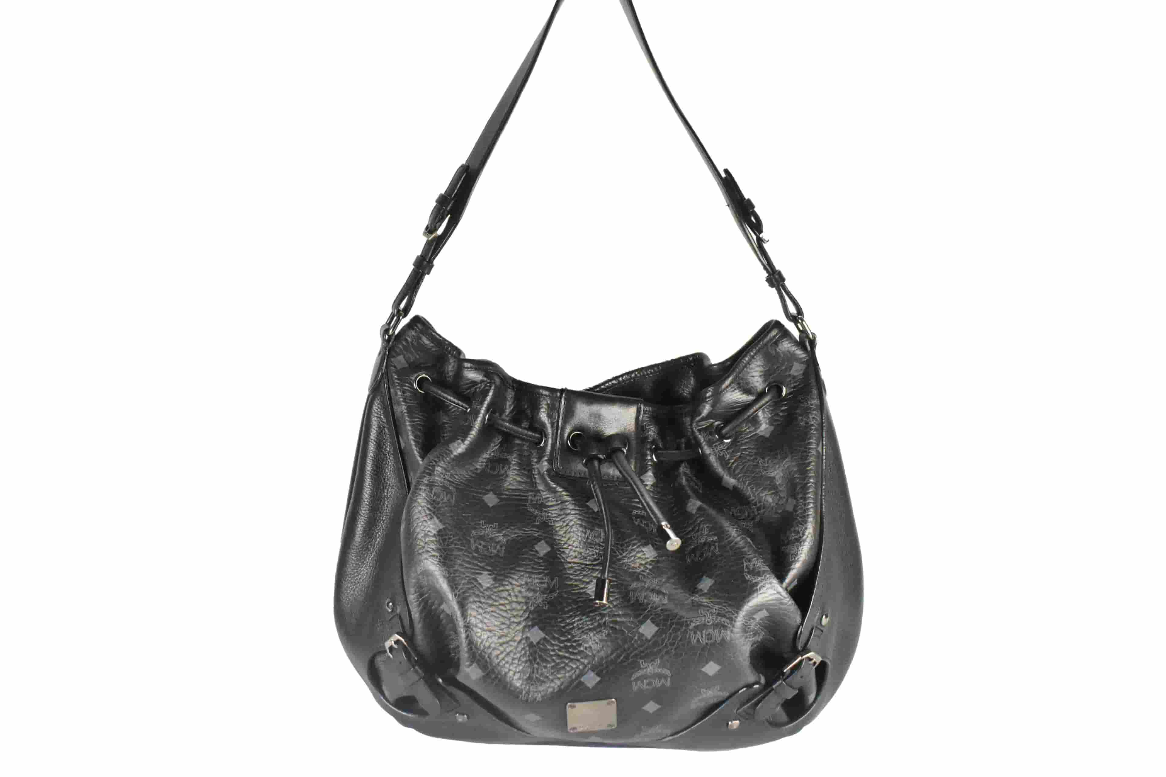 ✅MCM TASCHE SCHULTERTASCHE vintmarket.de HANDTASCHE SCHWARZ 4208