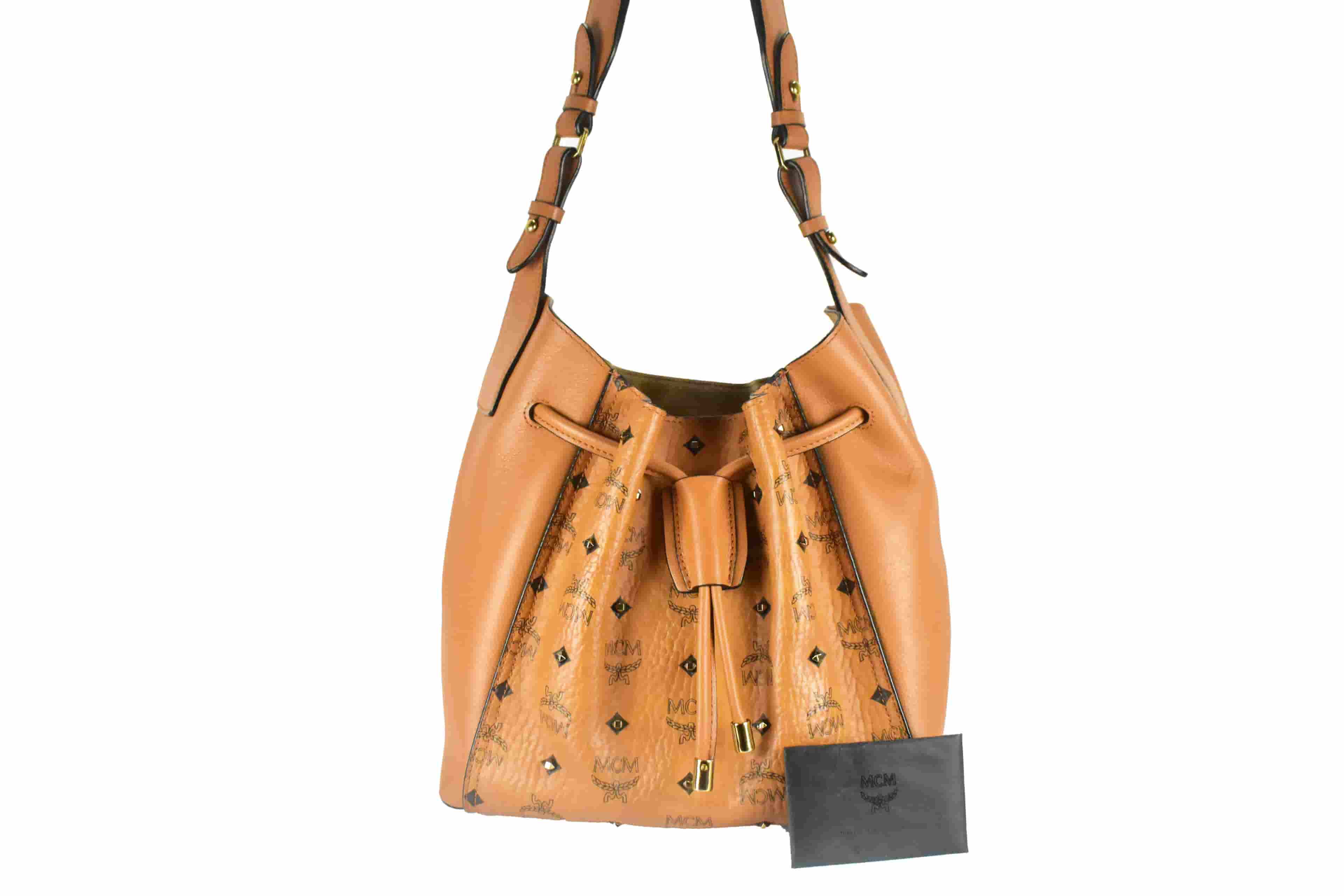 ✅MCM BEUTELTASCHE vintmarket.de TASCHE UMHÄNGETASCHE COGNAC 4286
