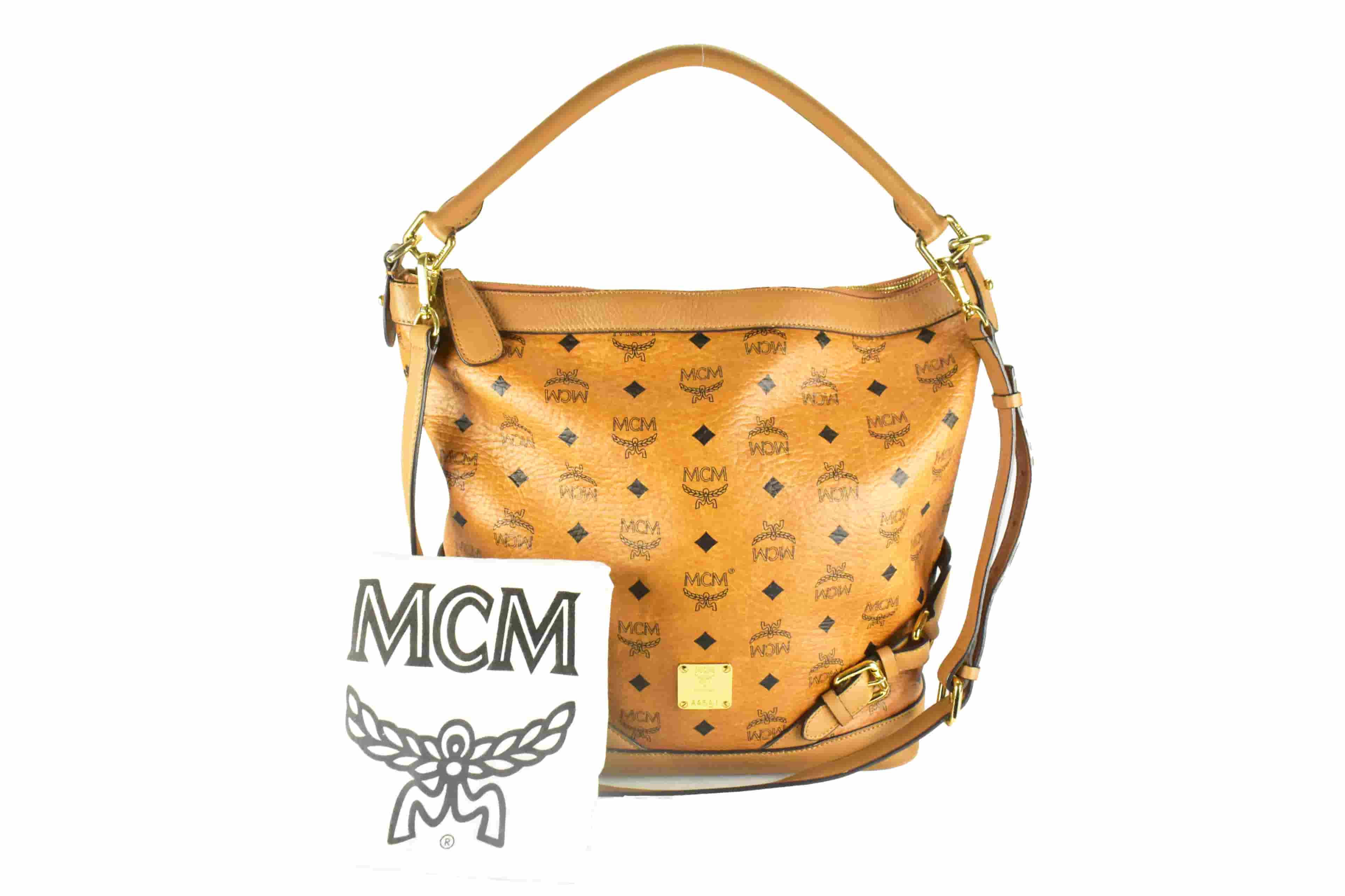 MCM SCHULTERTASCHE vintmarket-de TASCHE CROSSBODY COGNAC 4305