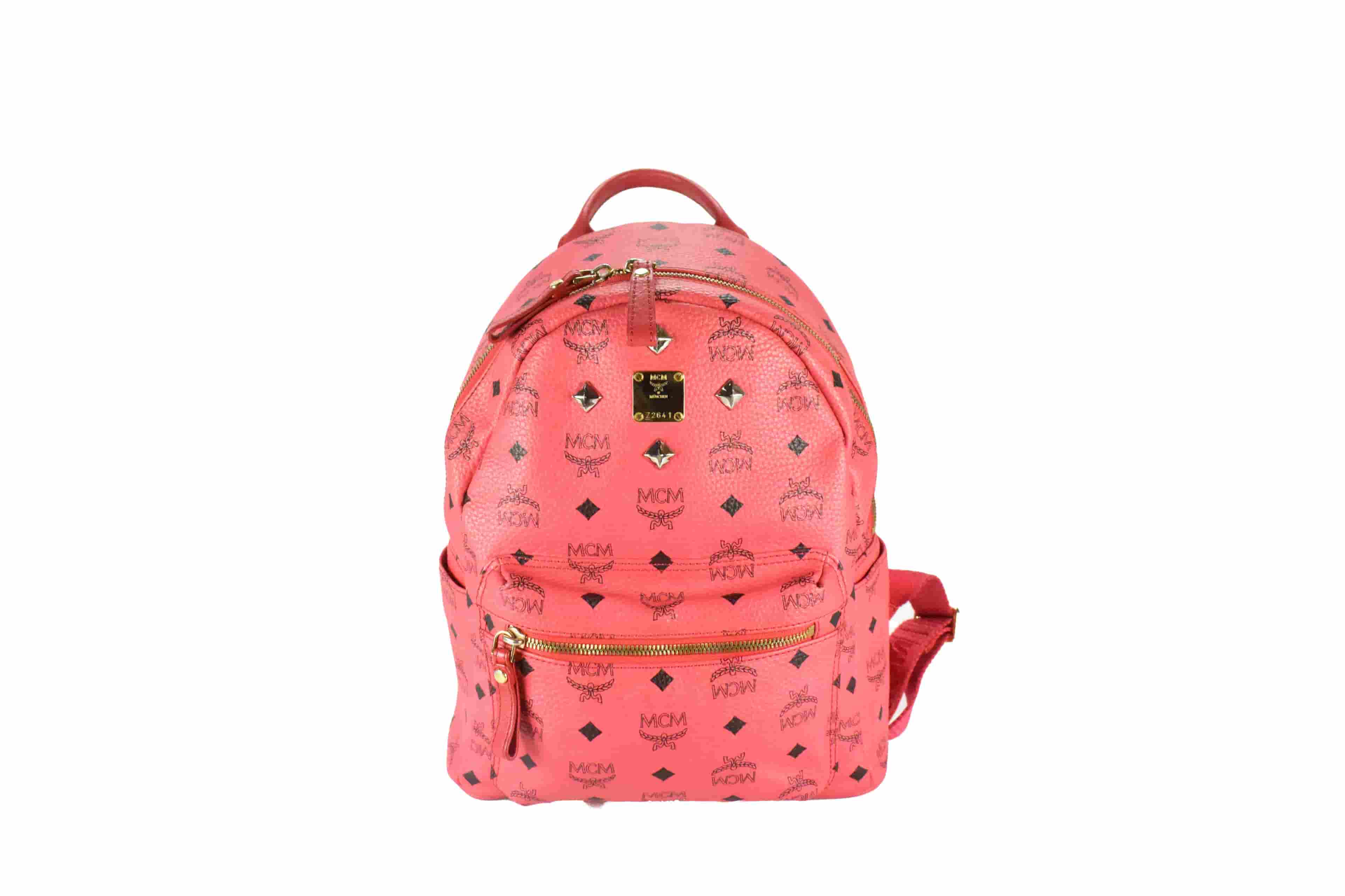 ✅MCM DAMEN RUCKSACK KLEIN vintmarket.de TASCHE PINK 4327