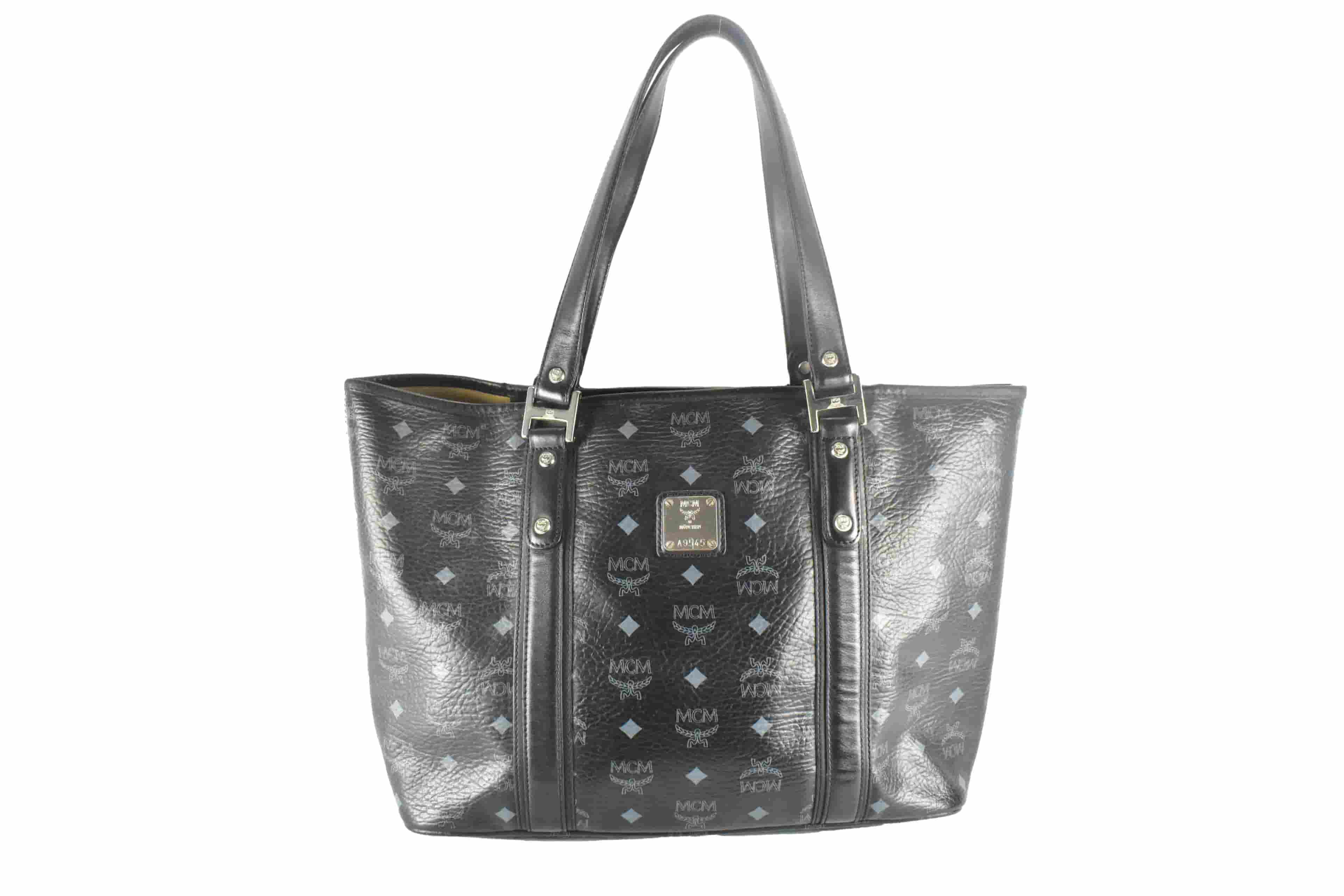 ✅MCM TASCHE vintmarket.de SCHULTERTASCHE SHOPPER SCHWARZ 4361