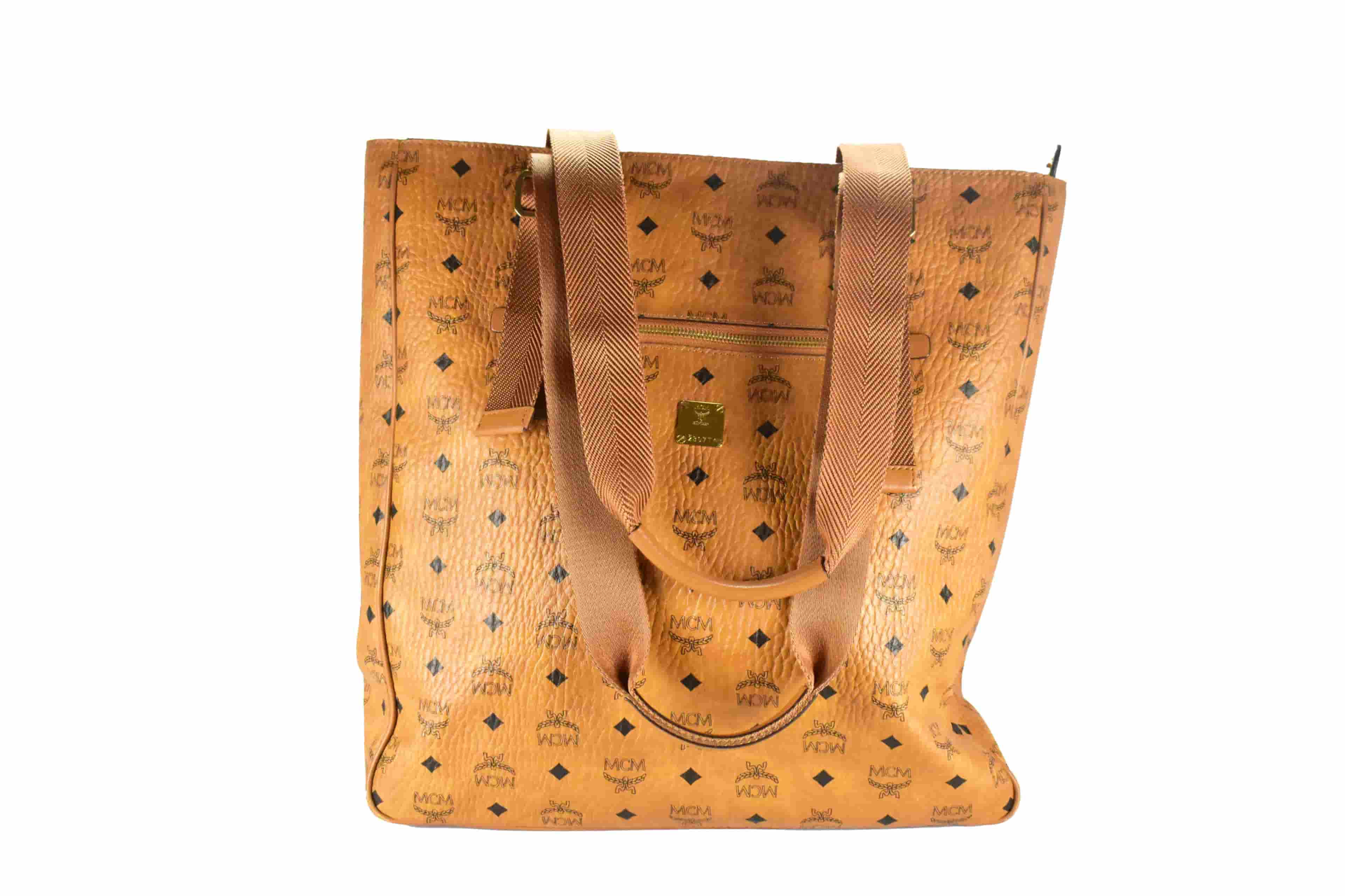 MCM SCHULTERTASCHE vintmarket.de CROSSBODY XXL TASCHE COGNAC 4396