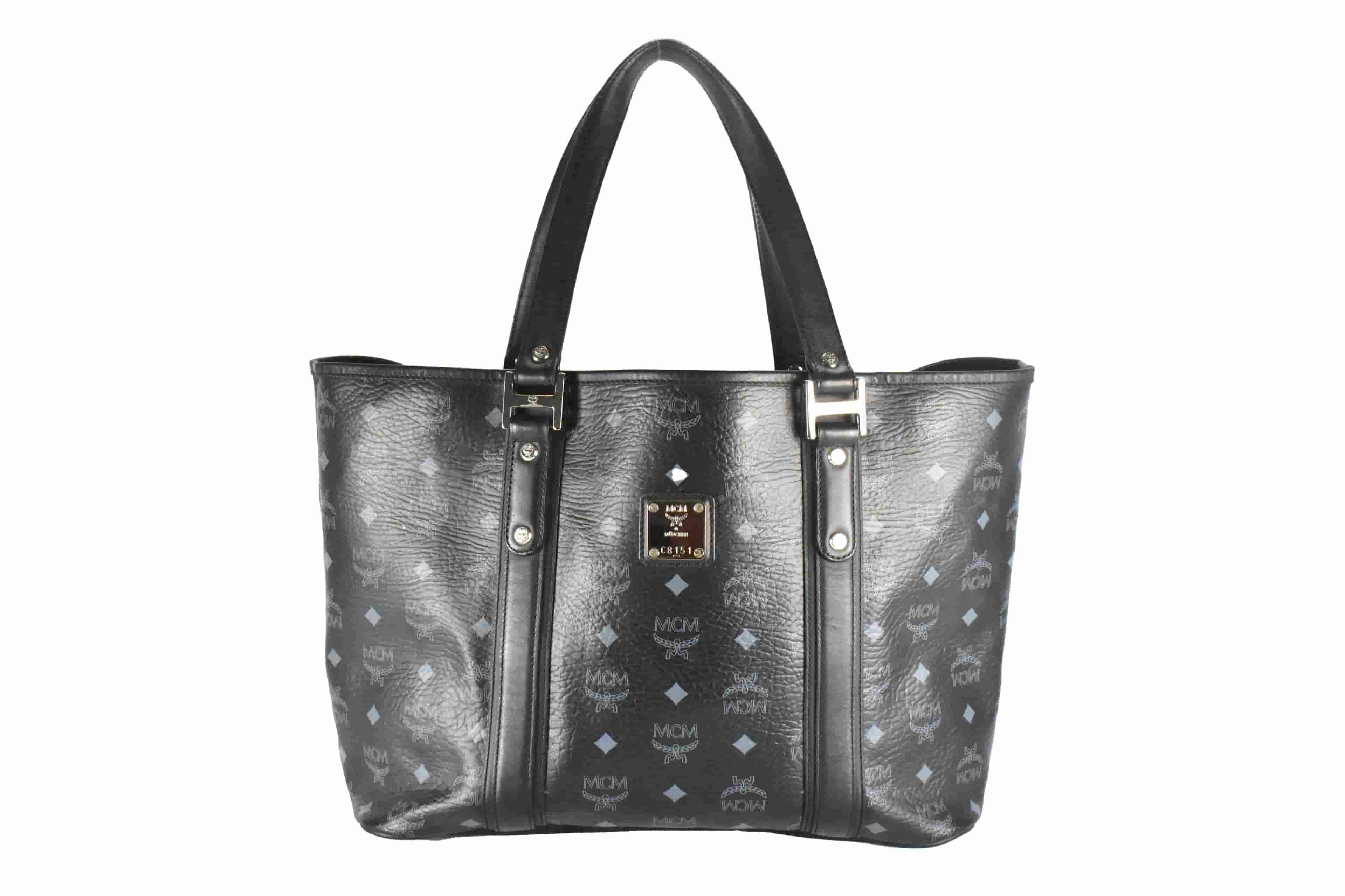 ✅MCM TASCHE vintmarket.de MEDIUM SHOPPER SCHWARZ 4402