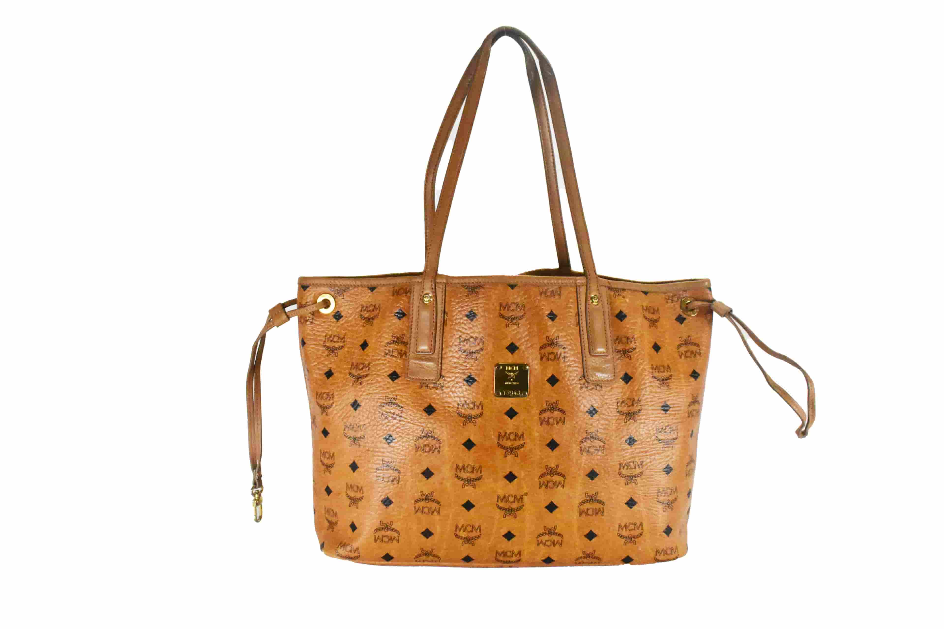 MCM LIZ SHOPPER WENDESHOPPER vintmarket.de COGNAC LIZ 4533
