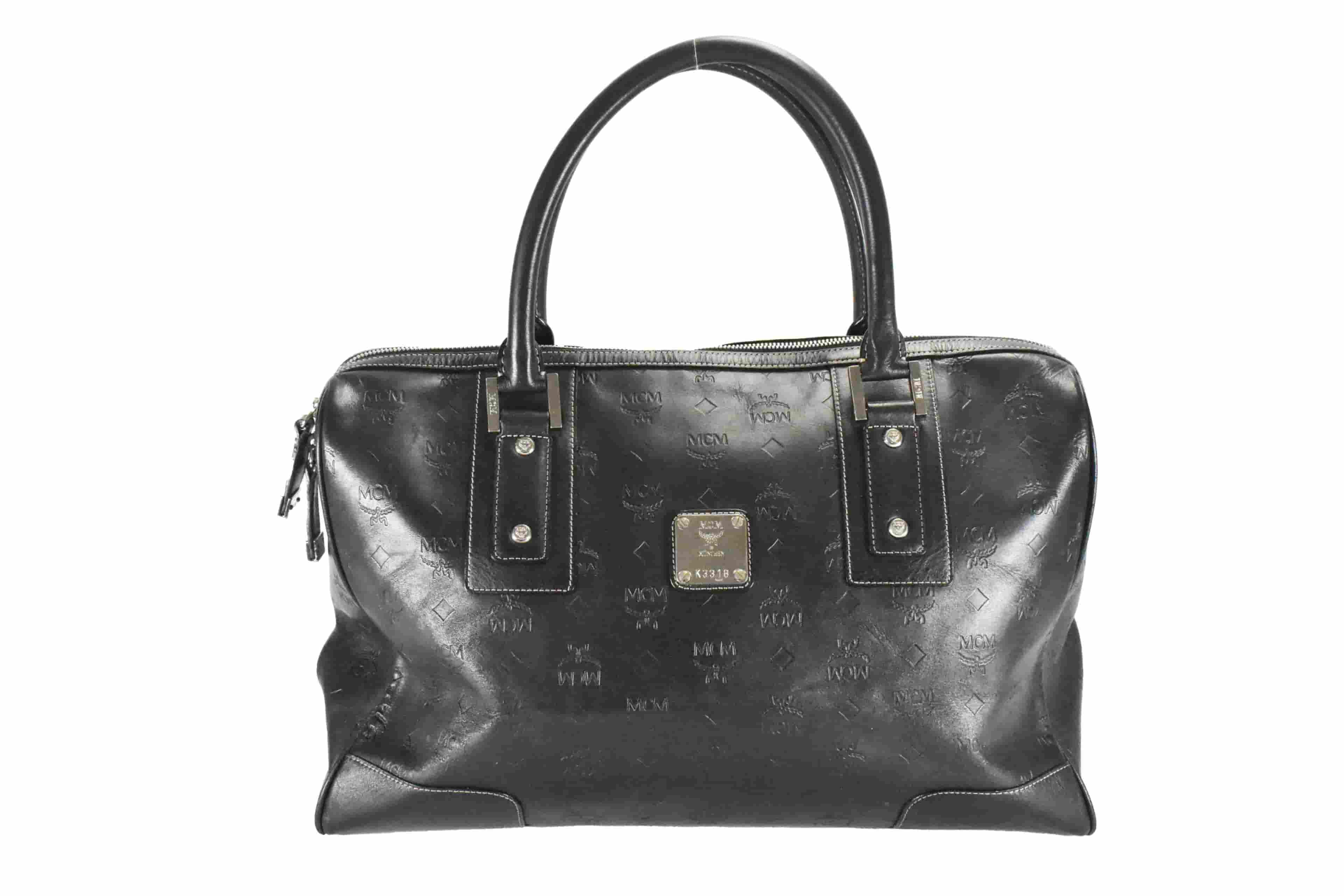 MCM TASCHE SPORTTASCHE vintmarket.de BOWLING SCHWARZ 4565
