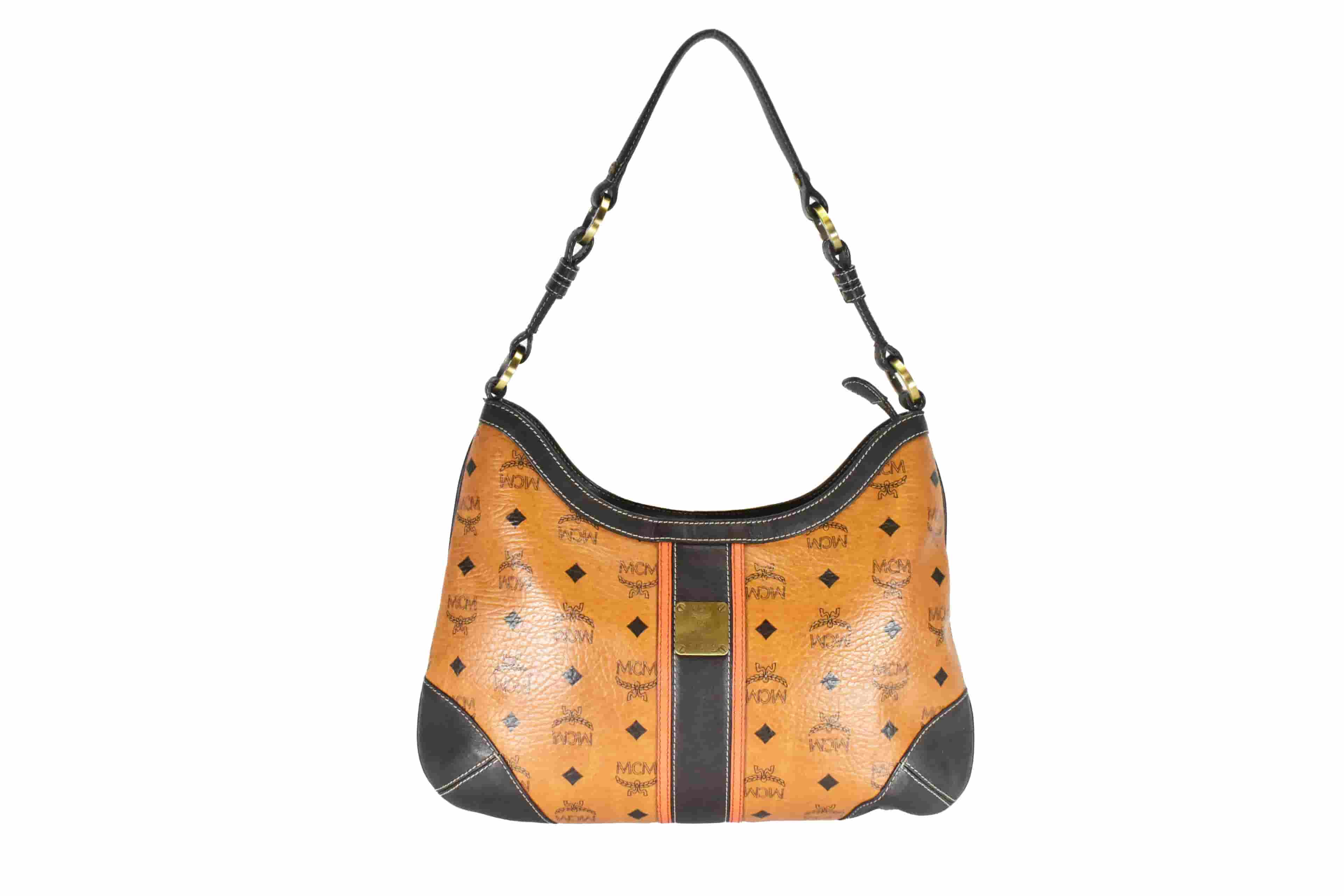 ✅MCM SCHULTERTASCHE vintmarket.de HANDTASCHE TASCHE COGNAC 4626