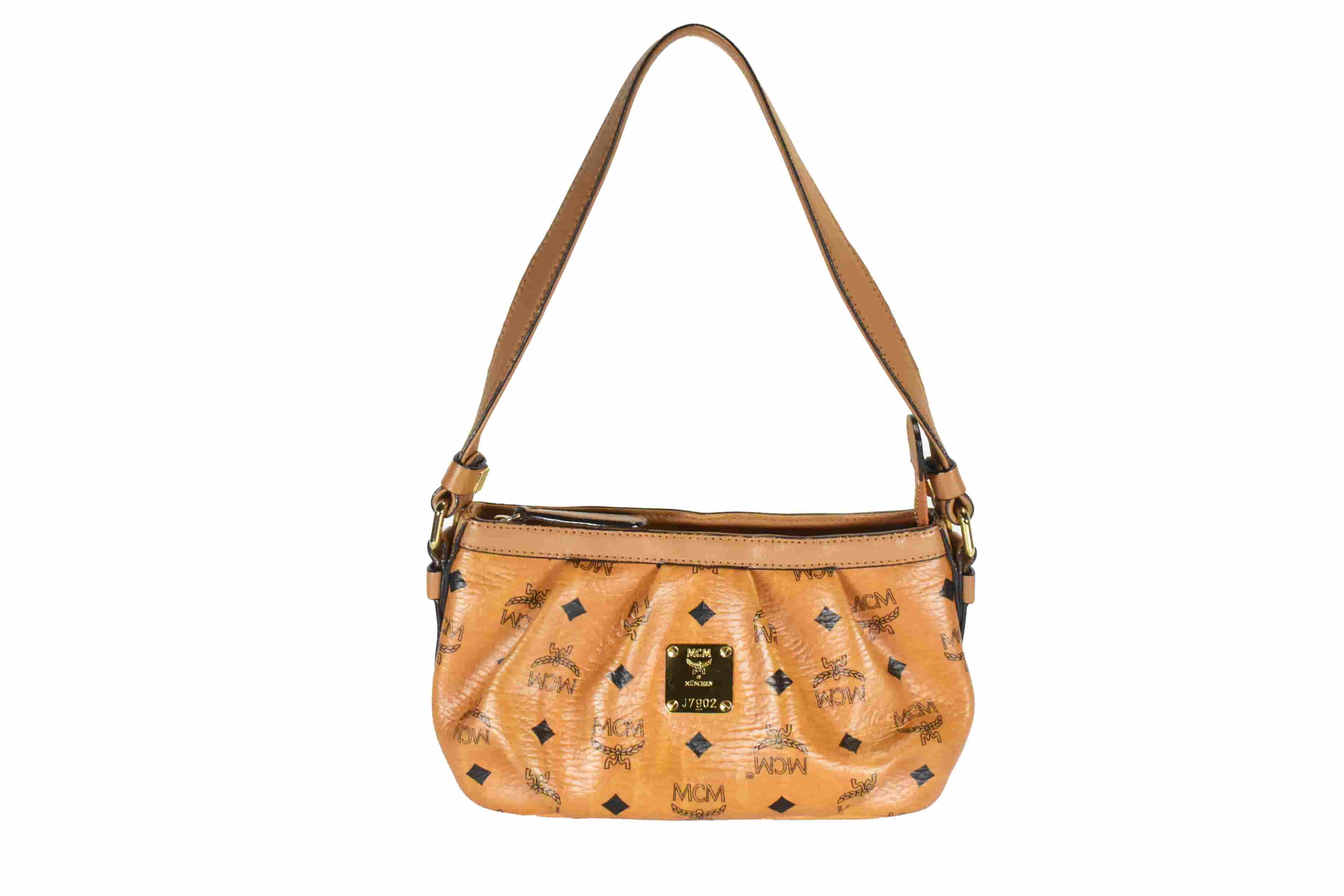 ✅MCM TASCHE vintmarket.de SCHULTERTASCHE HANDTASCHE COGNAC 4627