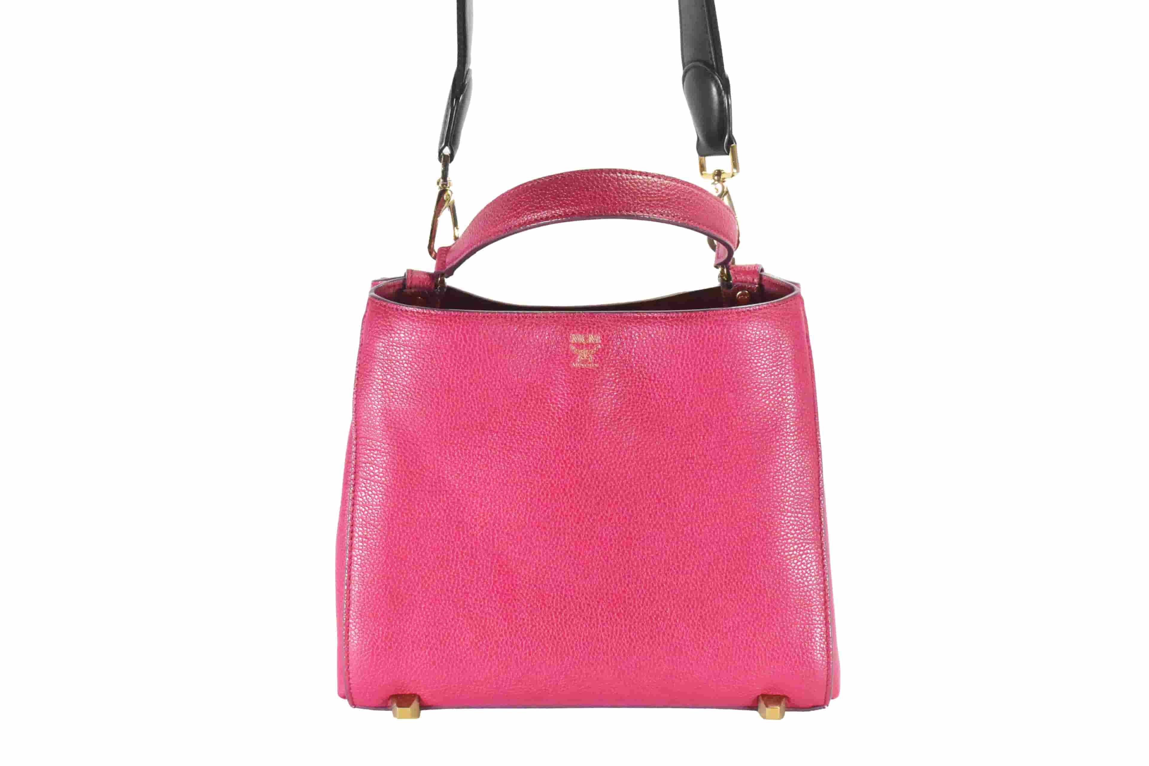 MCM SCHULTERTASCHE vintmarket.de HANDTASCHE PINK 4737