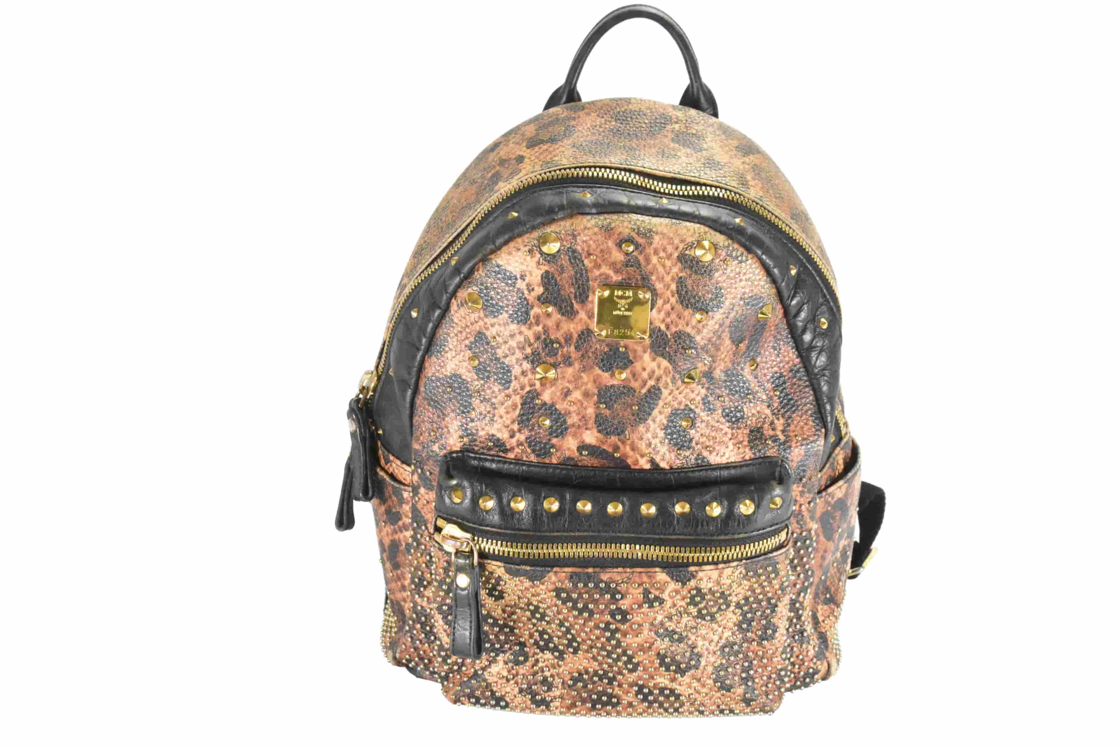 MCM RUCKSACK MEDIUM vintmarket.de LEDERRUCKSACK SCHWARZ 4785