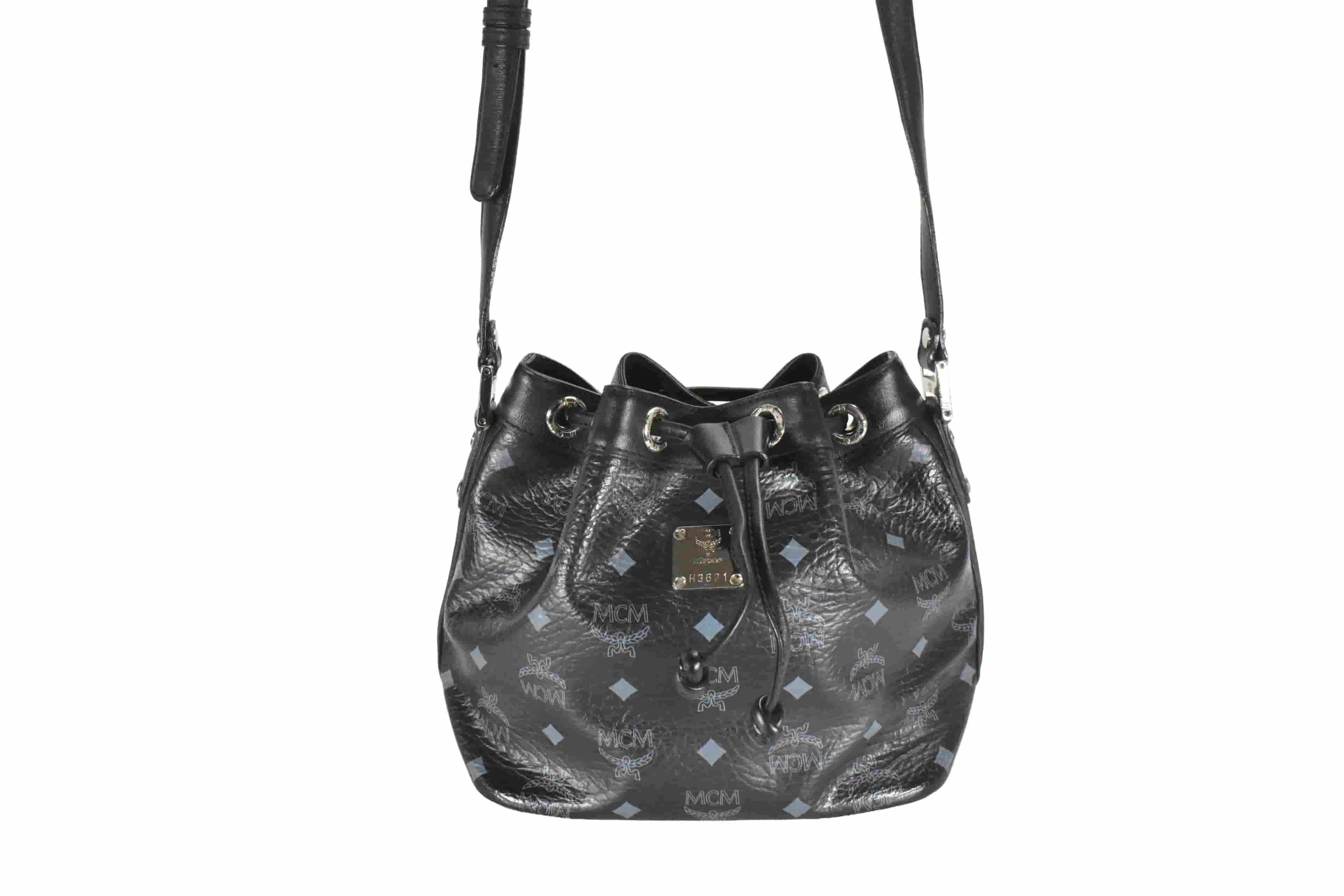 MCM BEUTELTASCHE vintmarket.de CROSSBODY TASCHE SCHWARZ 4842