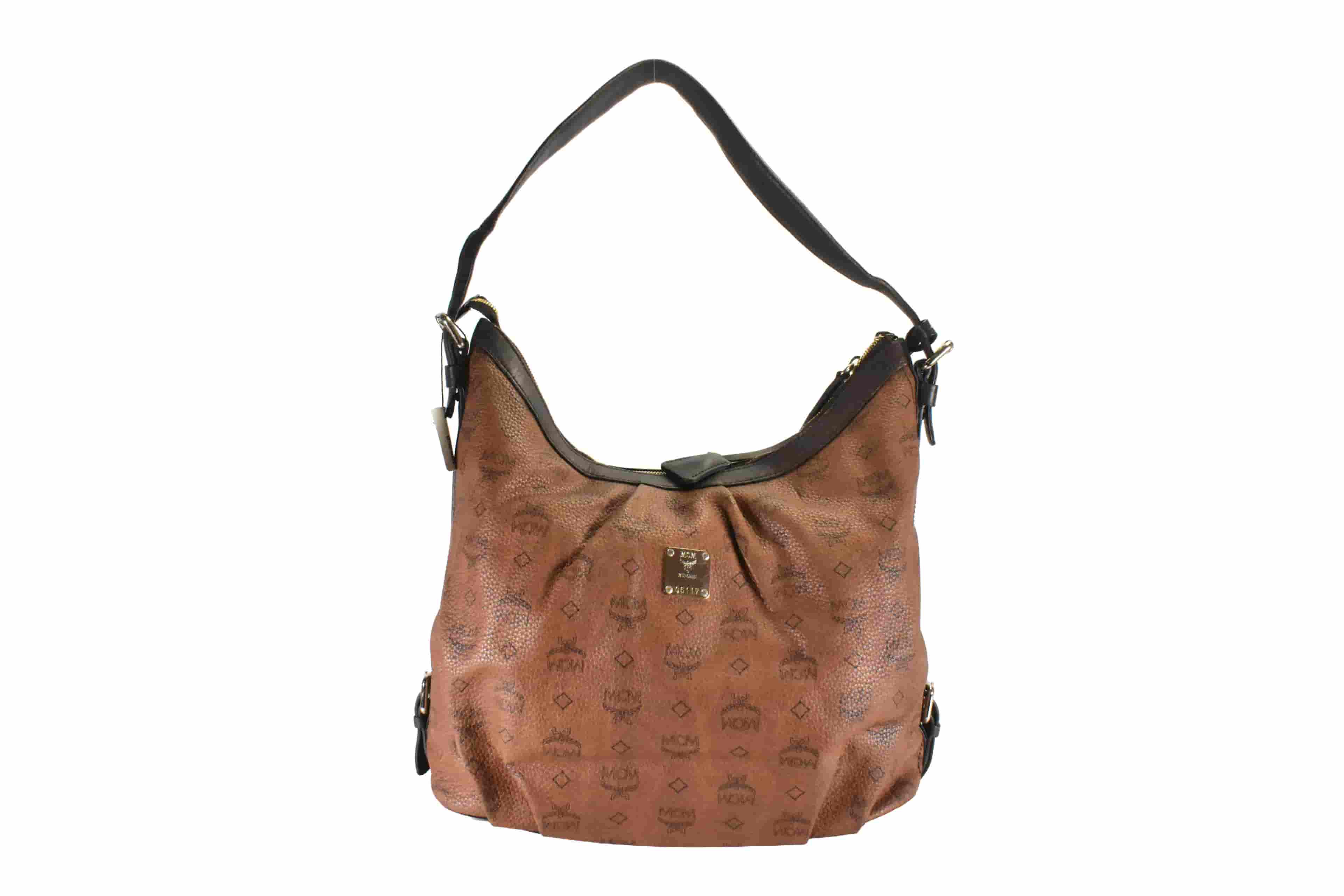 MCM TASCHE SCHULTERTASCHE HOBO GROß vintmarket.de BRAUN 1570