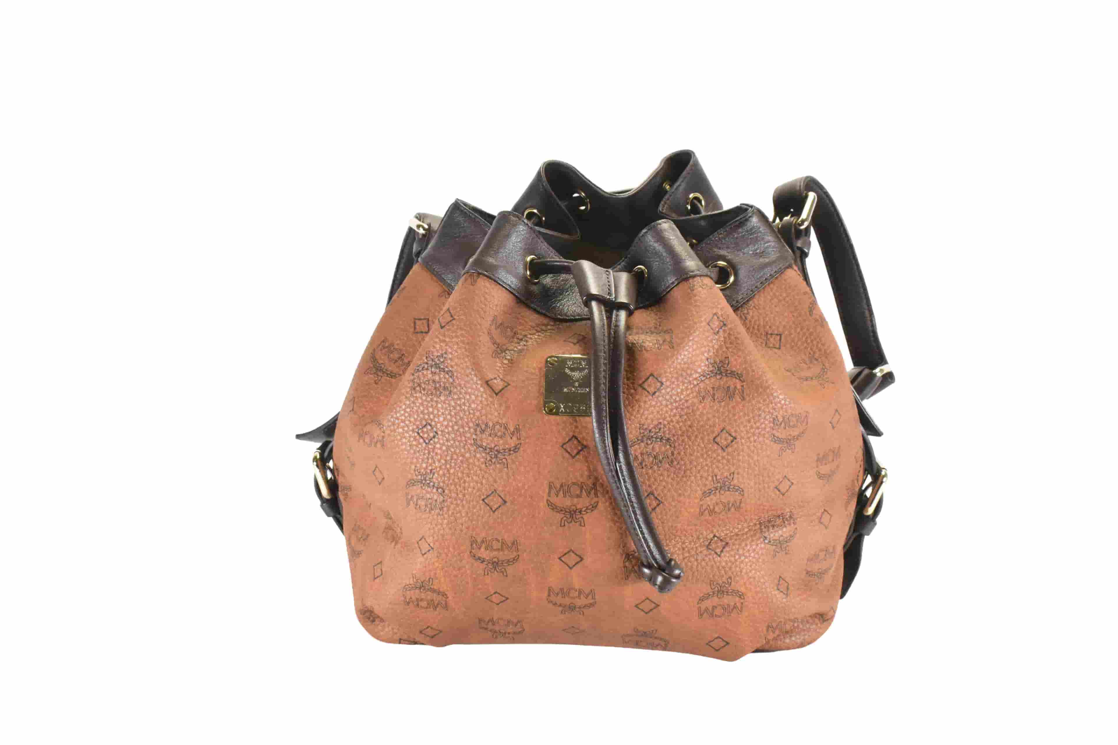 ✅MCM TASCHE BEUTELTASCHE vintmarket.de CROSSBODY LEDER BRAUN 2508