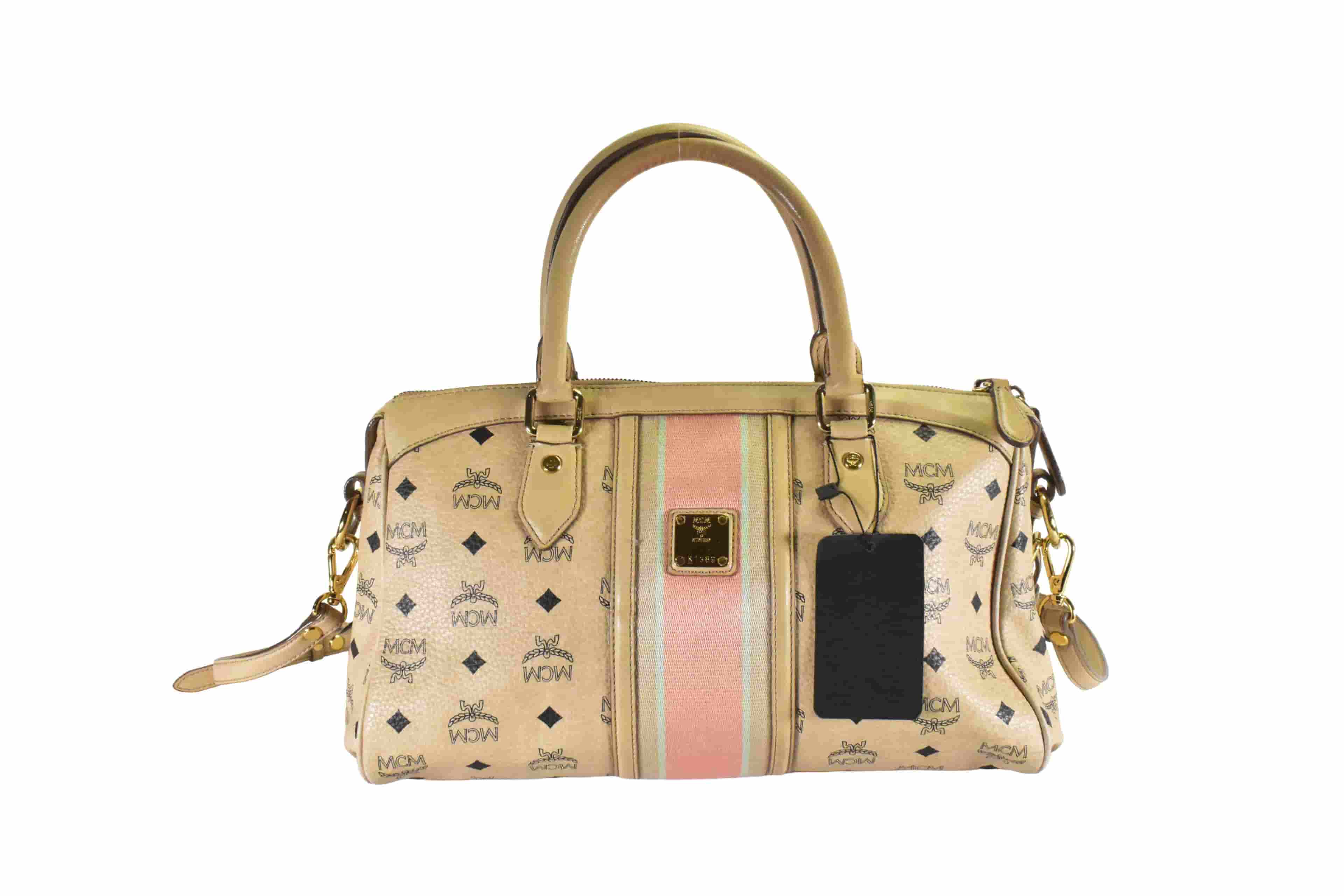 MCM SCHULTERTASCHEvintmarket.de HANDTASCHE TASCHE BEIGE 2575