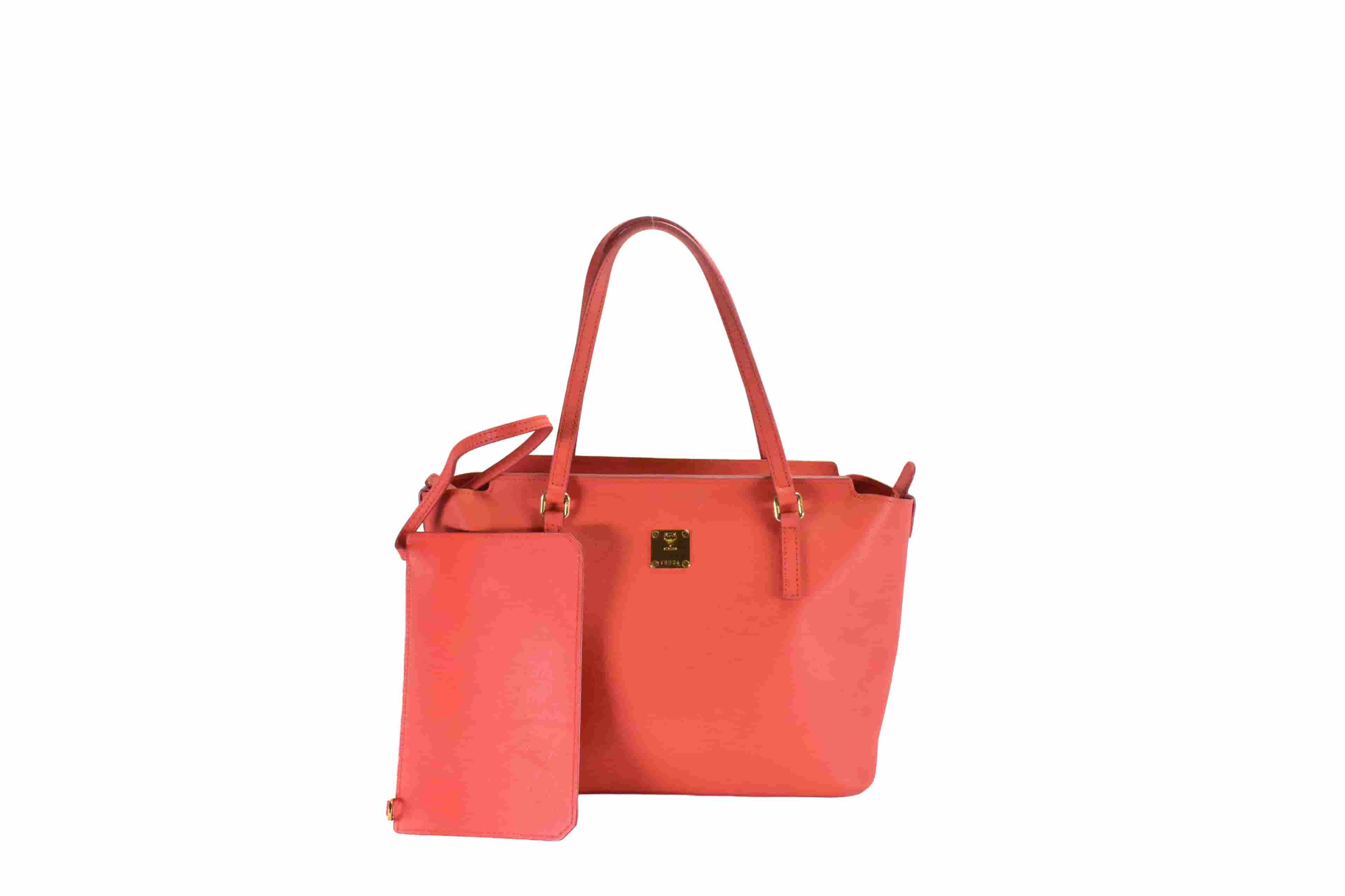 ✅MCM HANDTASCHE vintmarket.de POCHETTE LEDER TASCHE ROT 2277