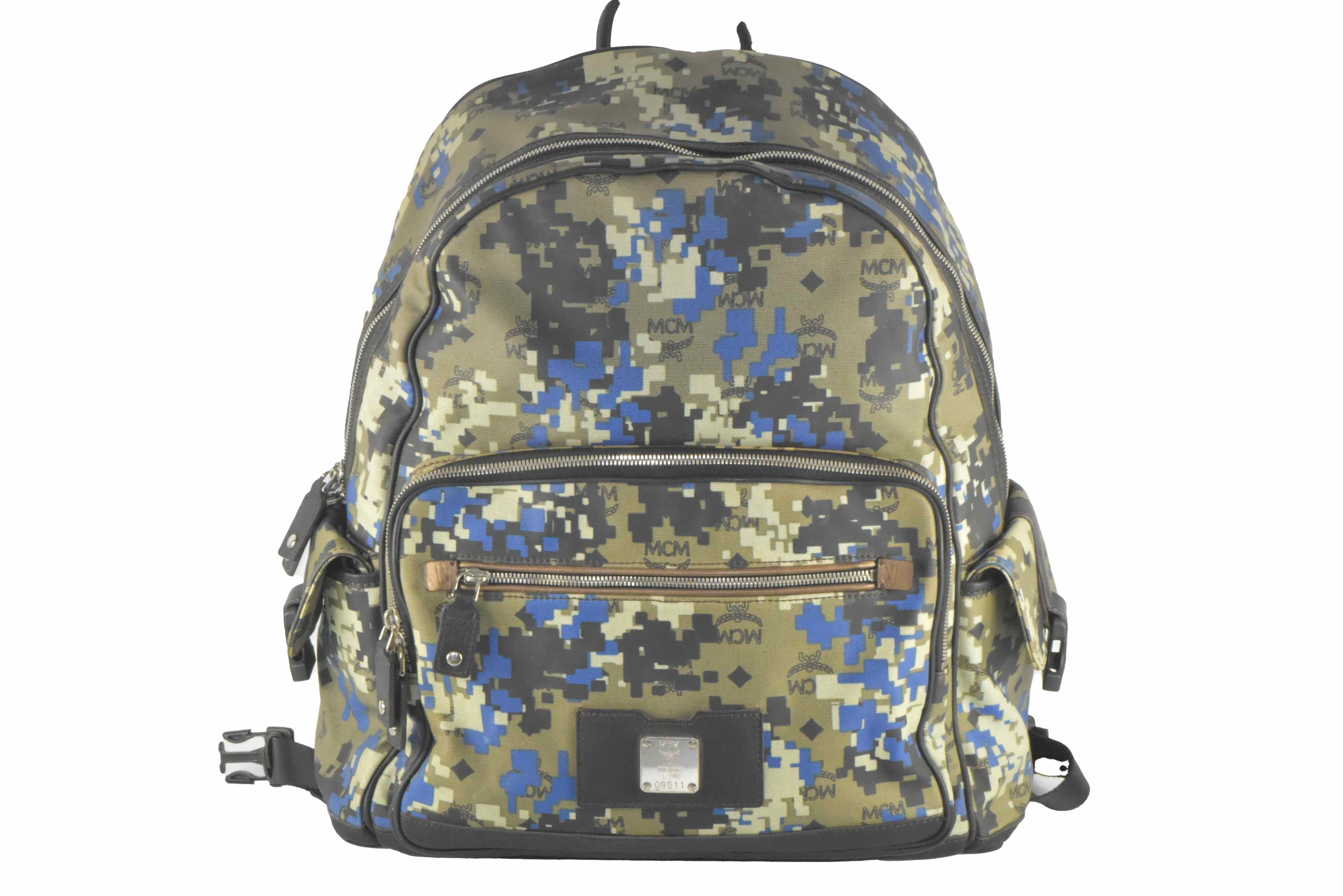 ✅MCM RUCKSACK TASCHE LEDERTASCHE LEDER LEDERRUCKSACK SCHWARZ 2542
