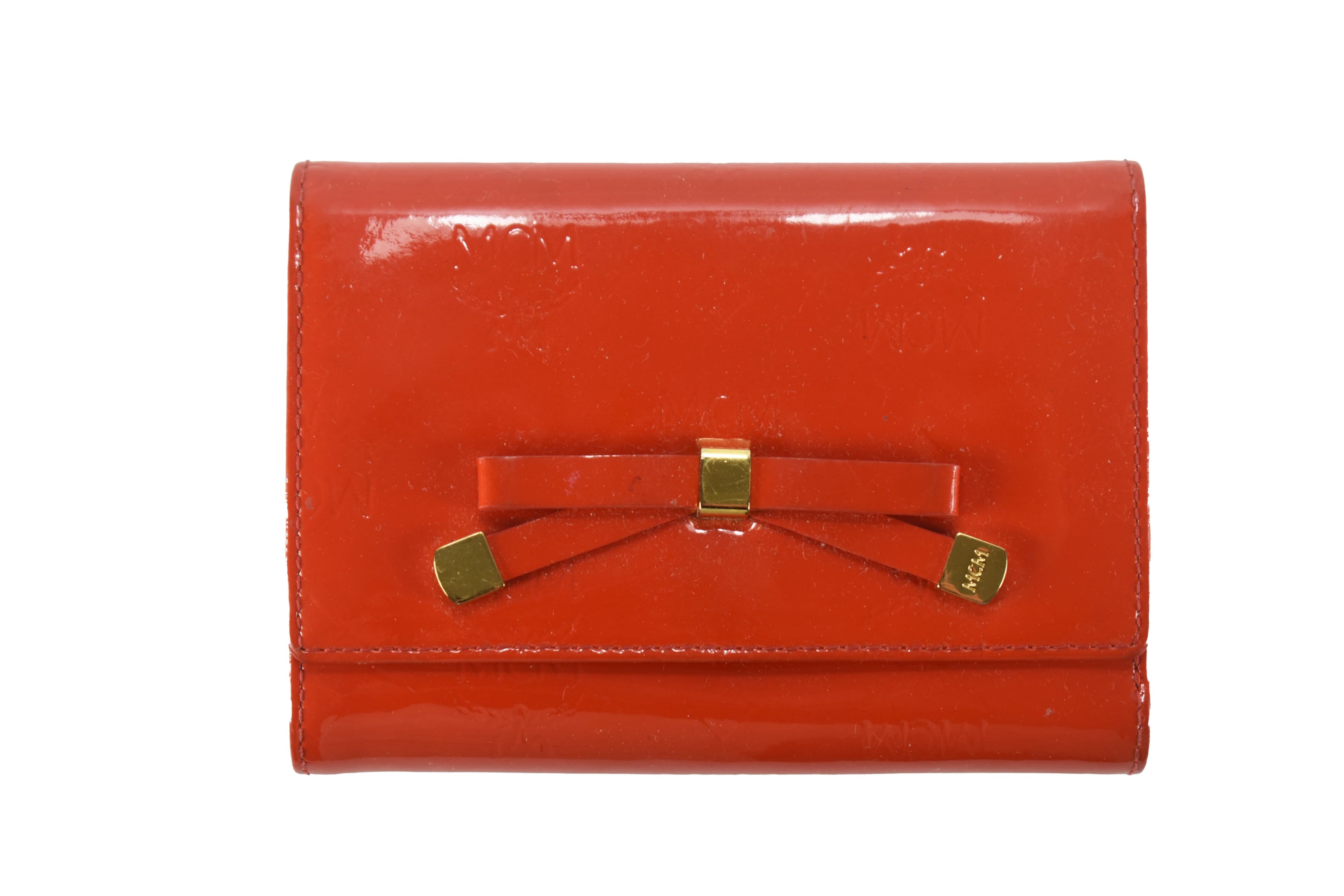 MCM GELDBÖRSE PORTEMONNAIE GELDBEUTEL PORTMONEE ROT 2133/1