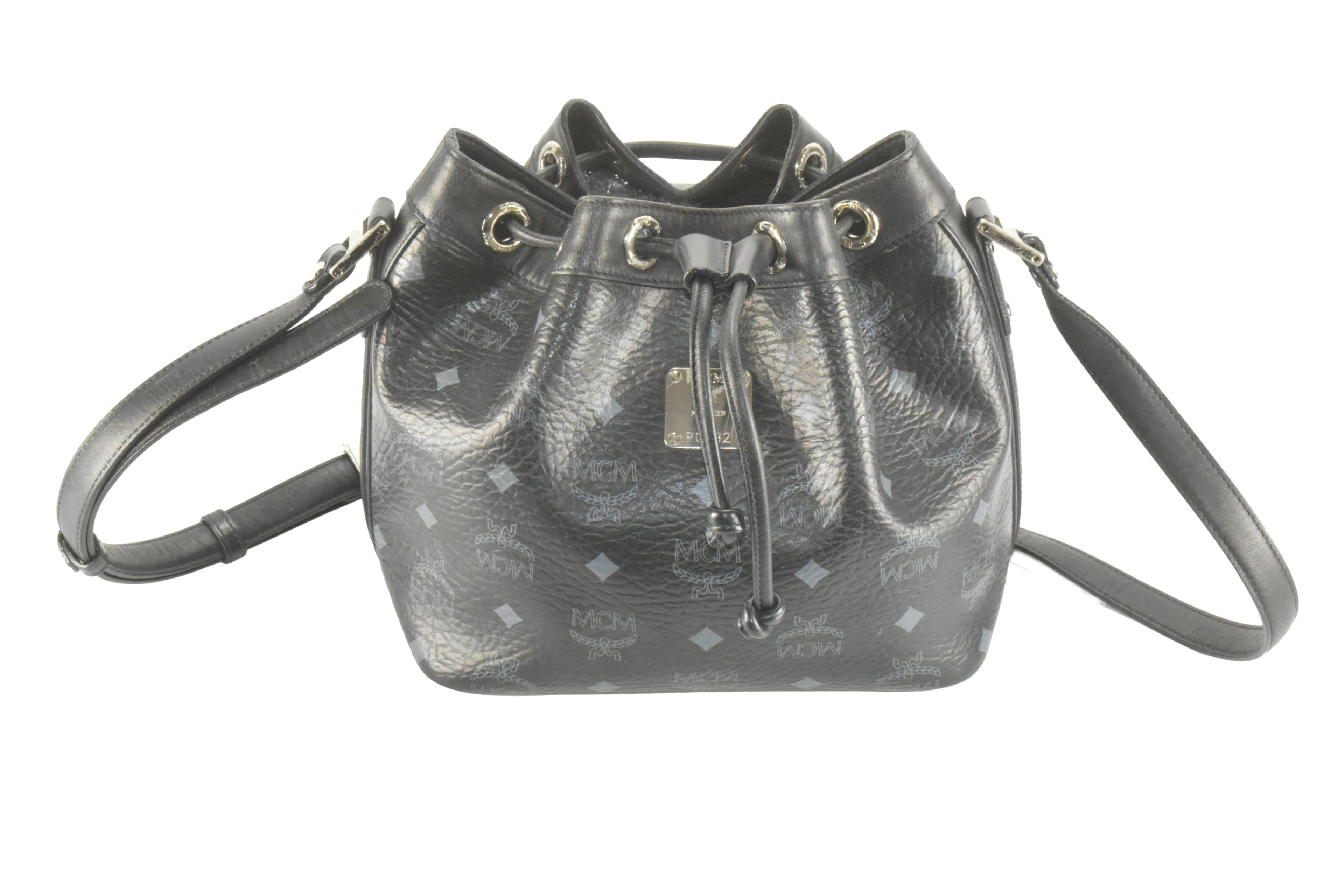 MCM BEUTELTASCHE UMHÄNGETASCHE CROSSBODY TASCHE SCHWARZ 2841