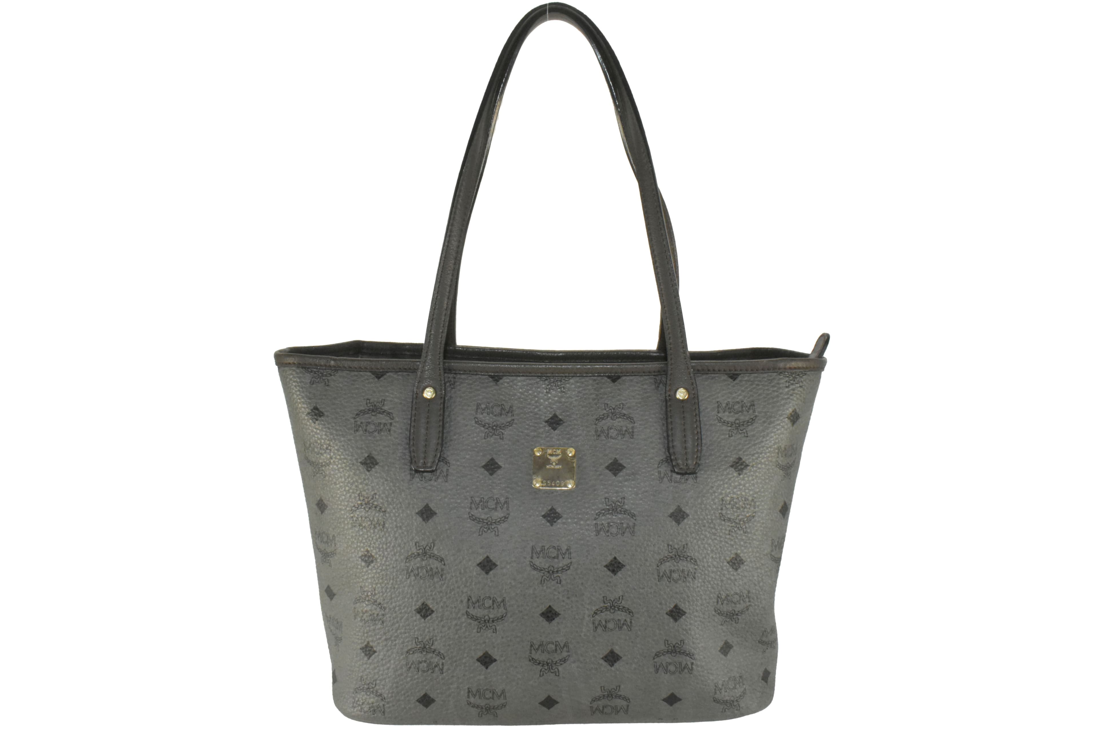 MCM SHOPPER KLEIN TASCHE ANTHRAZIT 3017