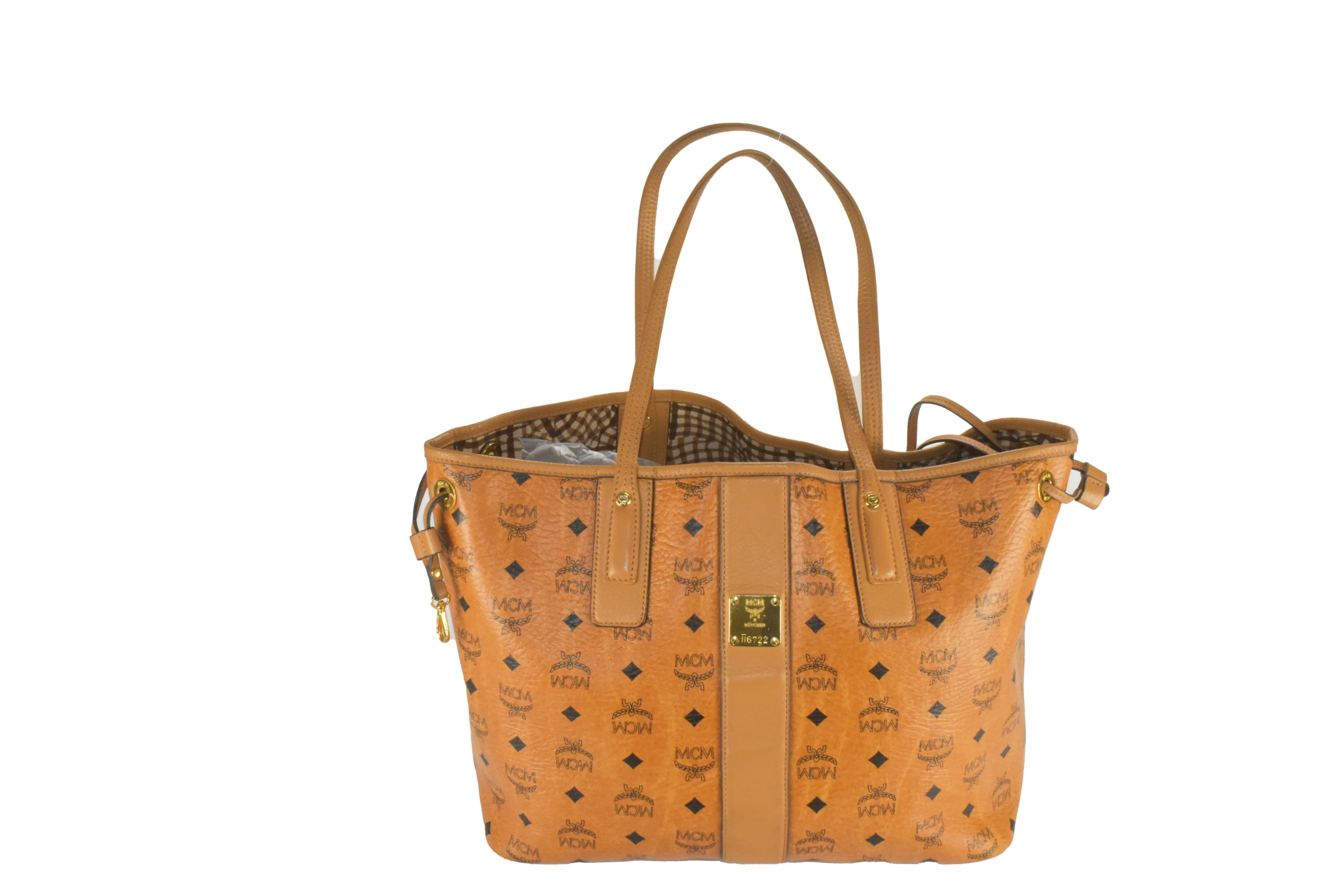 ✅MCM LIZ SHOPPER WENDESHOPPER SCHULTERTASCHE COGNAC LIZ 3039