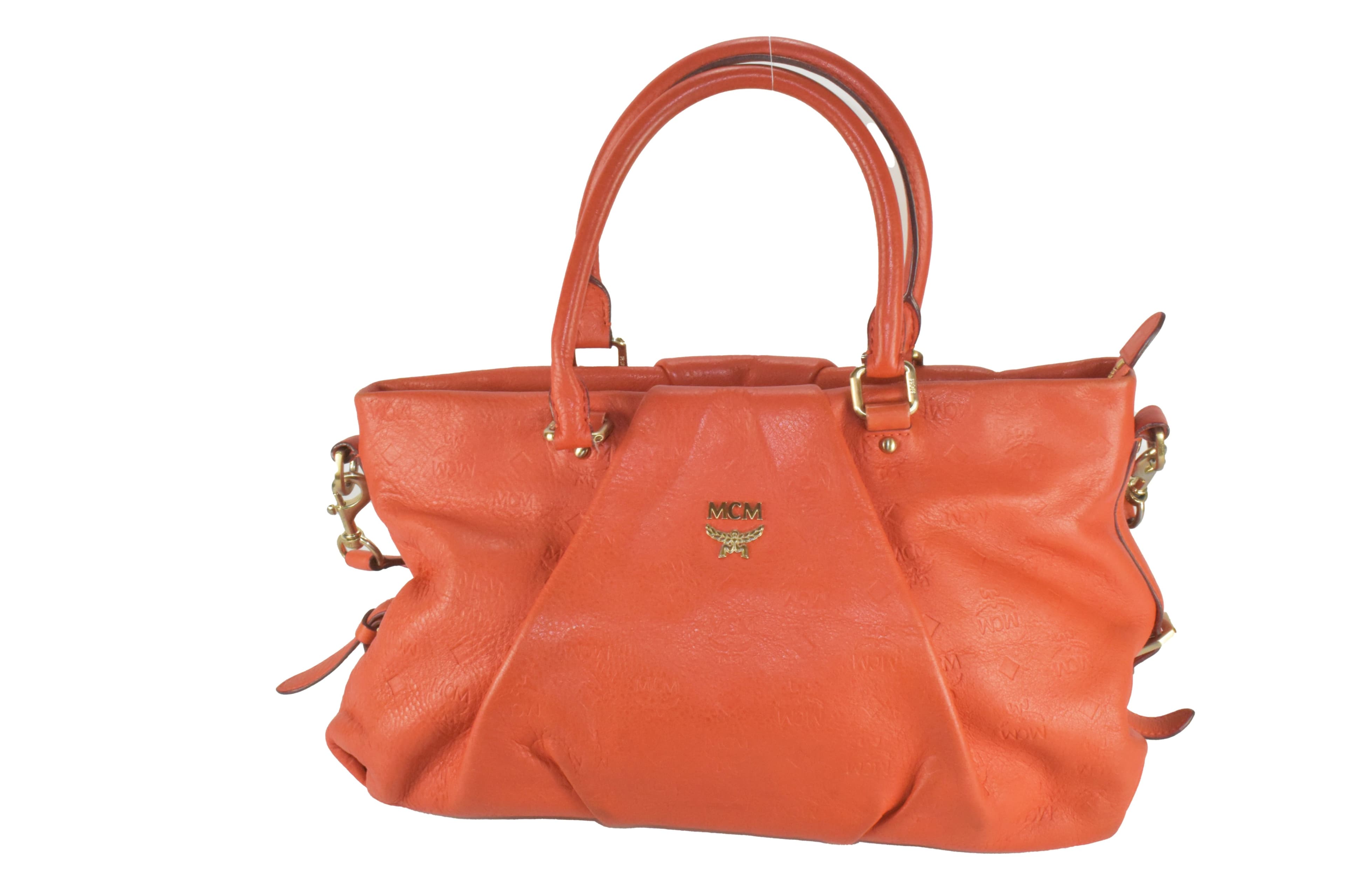 ✅MCM SCHULTERTASCHE vintmarket-de LEDERTASCHE CROSSBODY ROT 3186