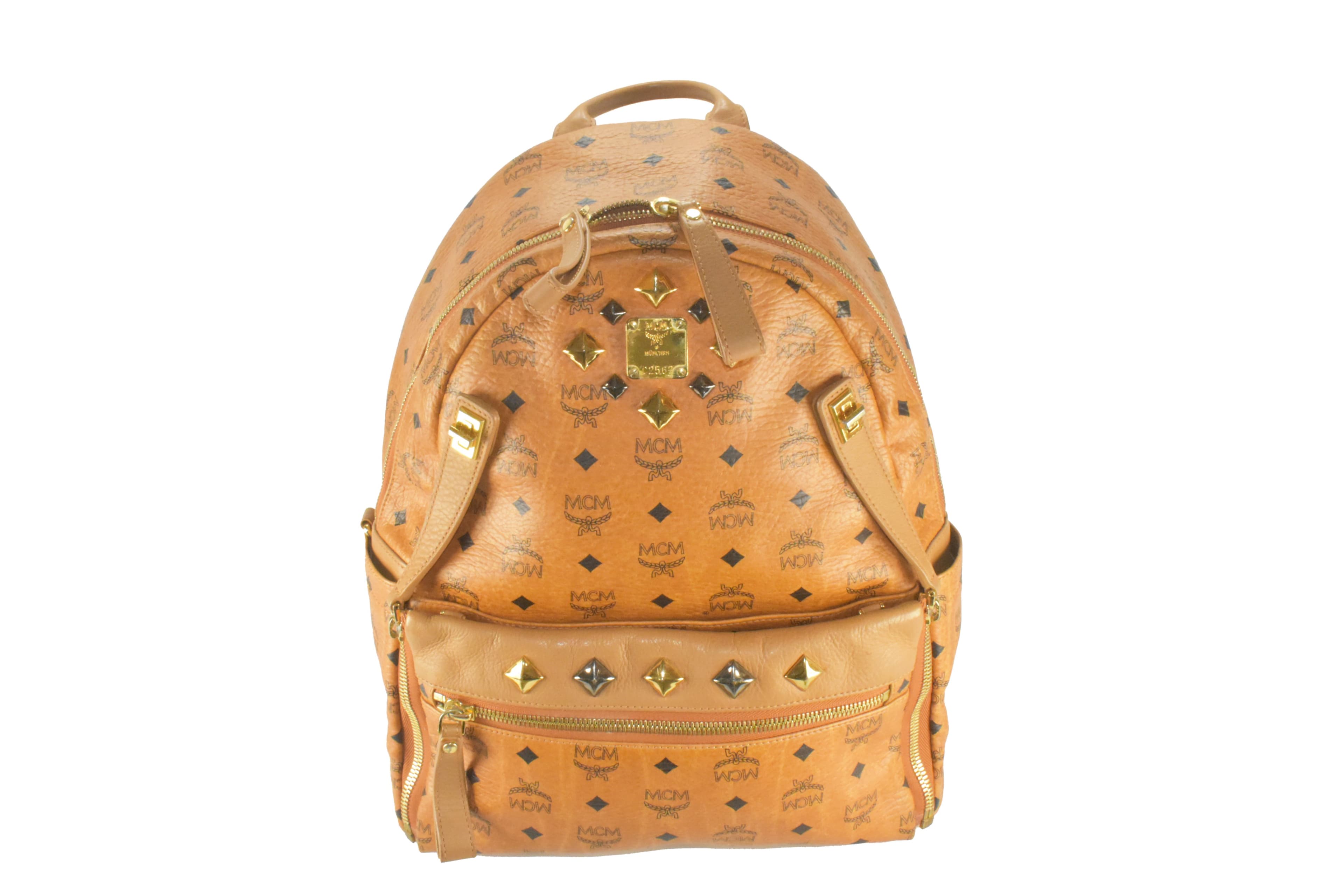 MCM RUCKSACK vintmarket.de HERREN DAMEN COGNAC 3307