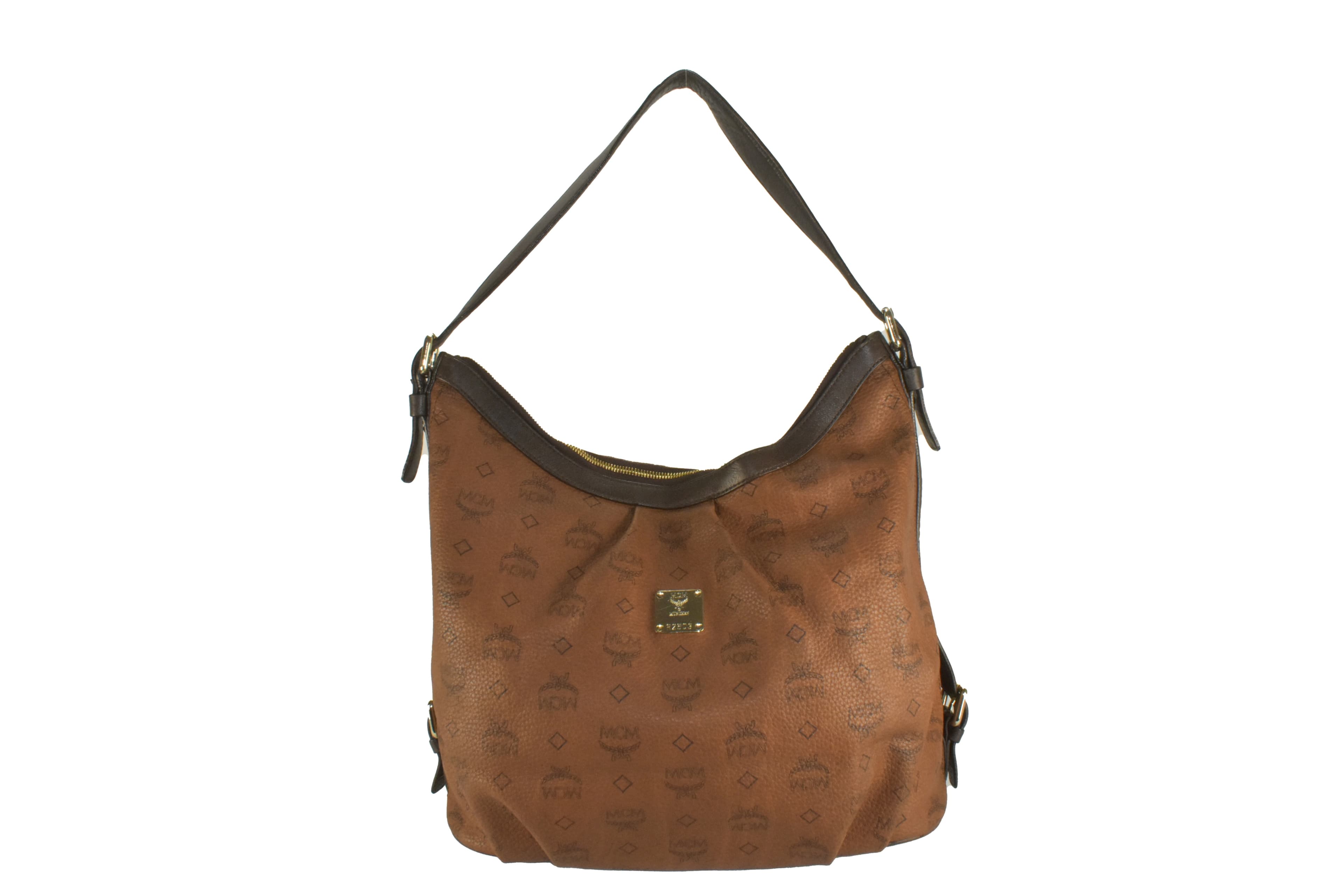 MCM SCHULTERTASCHE HOBO GROß vintmarket.de TASCHE BRAUN 1177