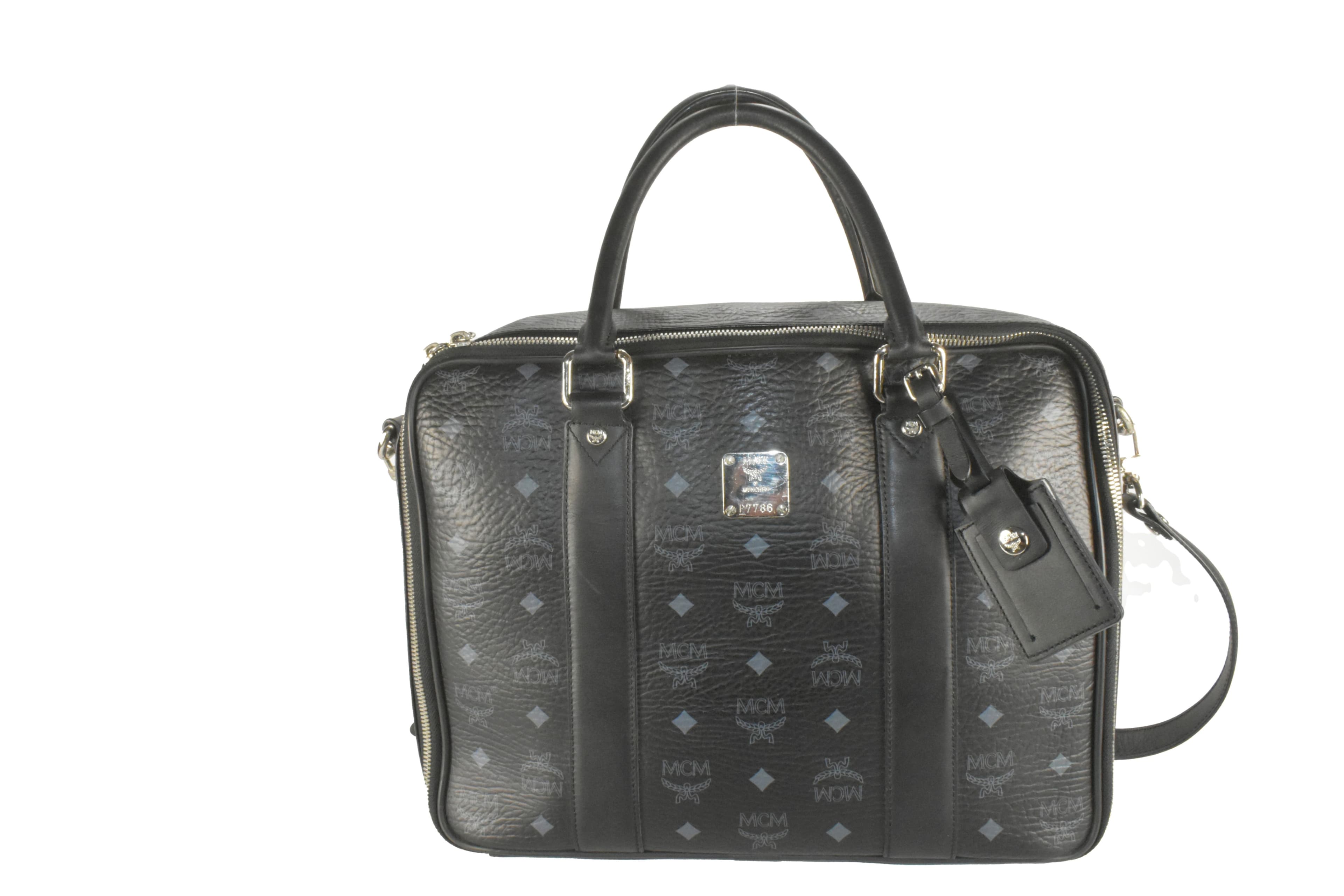 ✅MCM AKTENTASCHE vintmarket.de TASCHE SCHULTERTASCHE SCHWARZ 3477