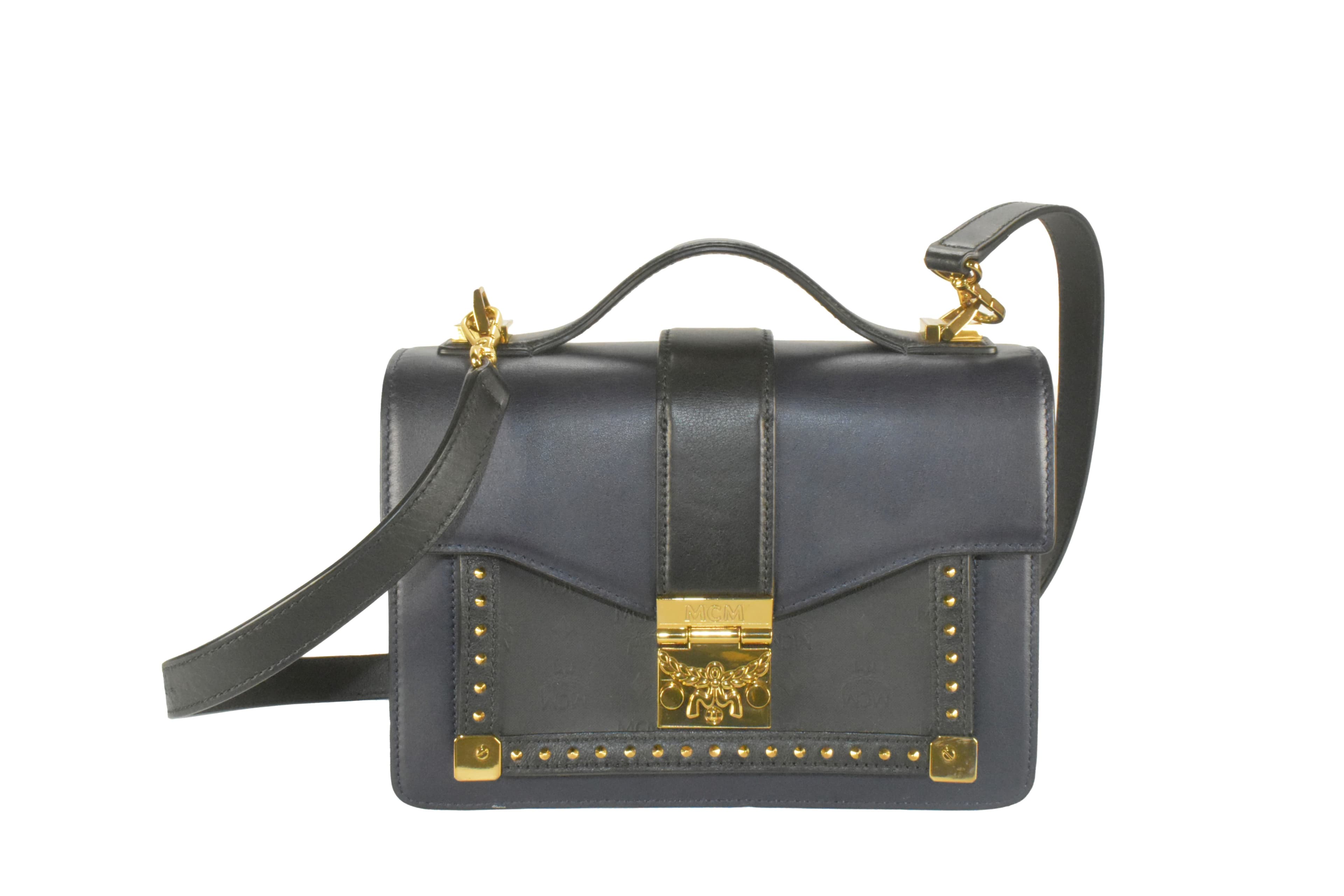 MCM MODELL: PATRICIA SCHULTERTASCHE vintmarket.de BLAU 3523