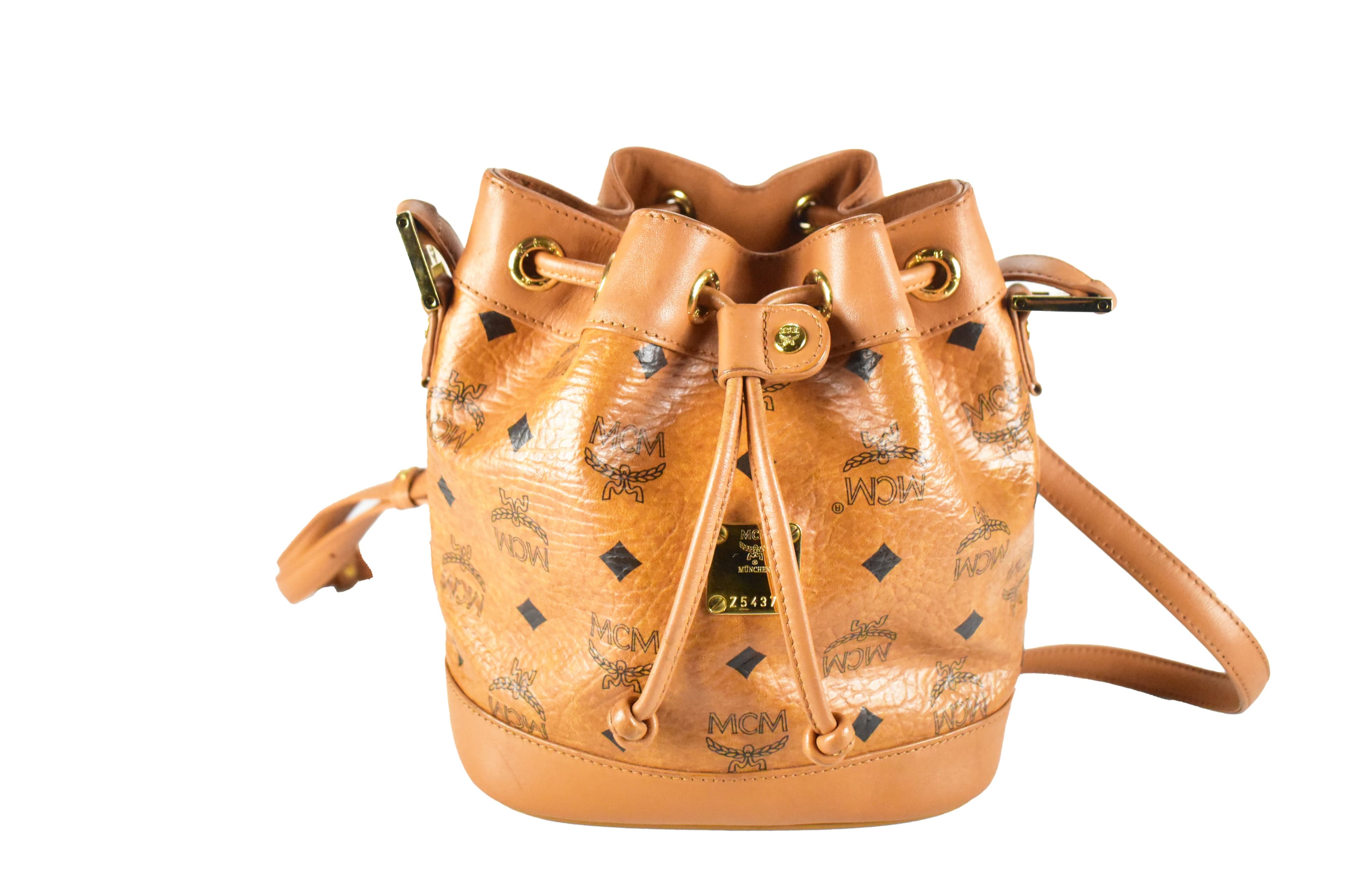 ✅MCM BEUTELTASCHE vintmarket.de CROSSBODY TASCHE COGNAC 3687