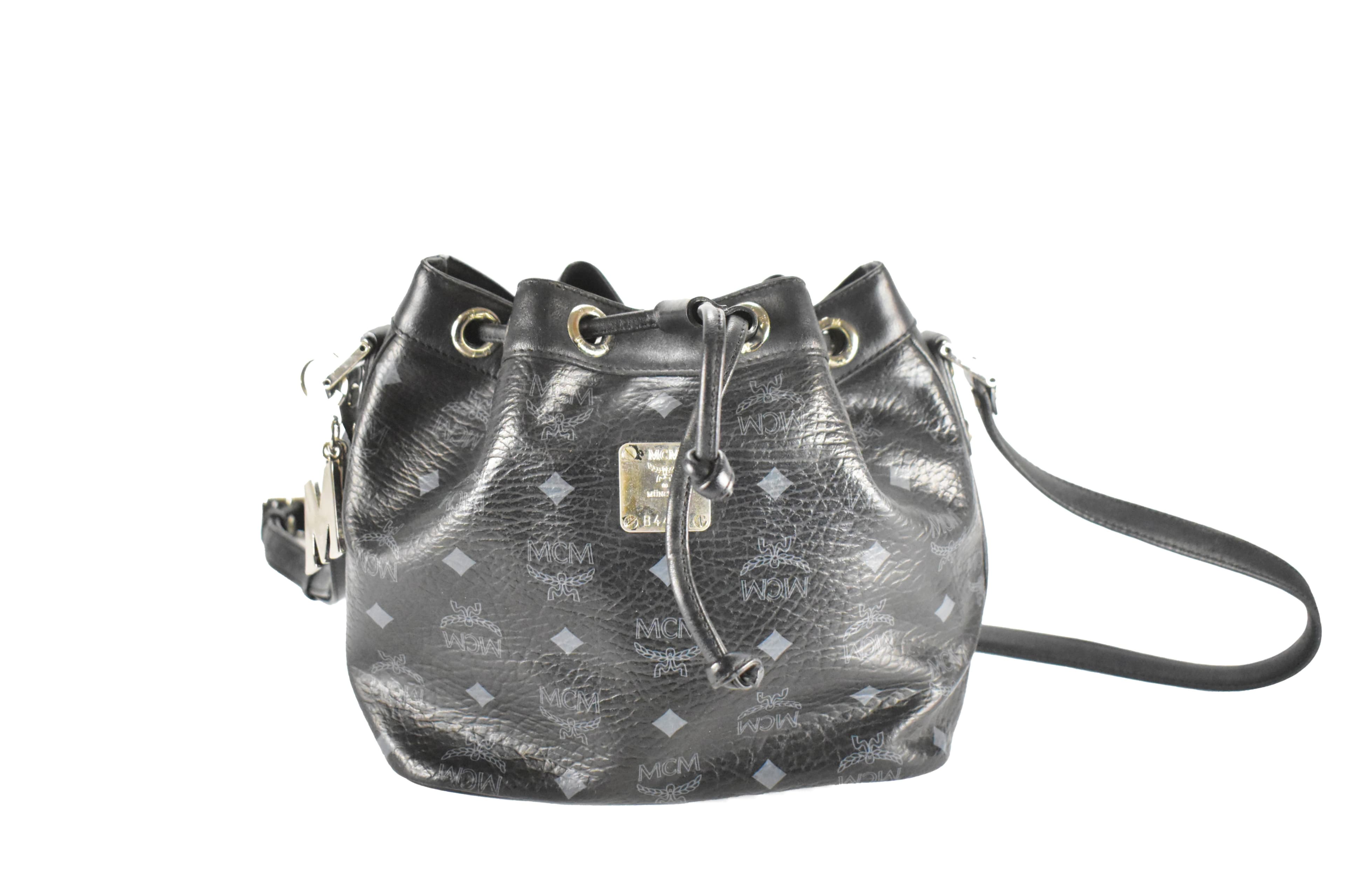 MCM BEUTELTASCHE vintmarket.de CROSSBODY TASCHE SCHWARZ 3725