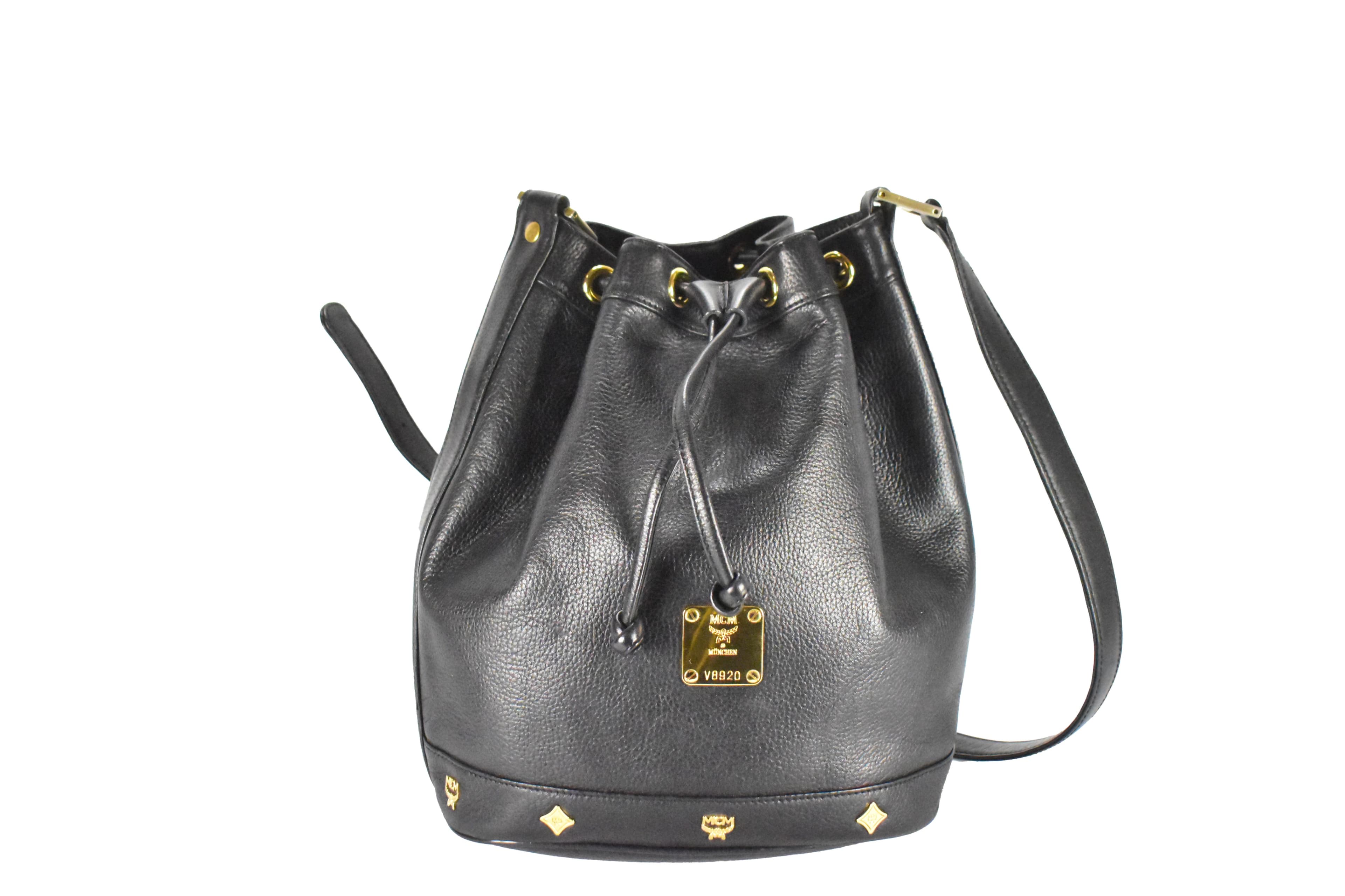 ✅MCM TASCHE vintmarket.de HANDTASCHE BEUTELTASCHE SCHWARZ 3904