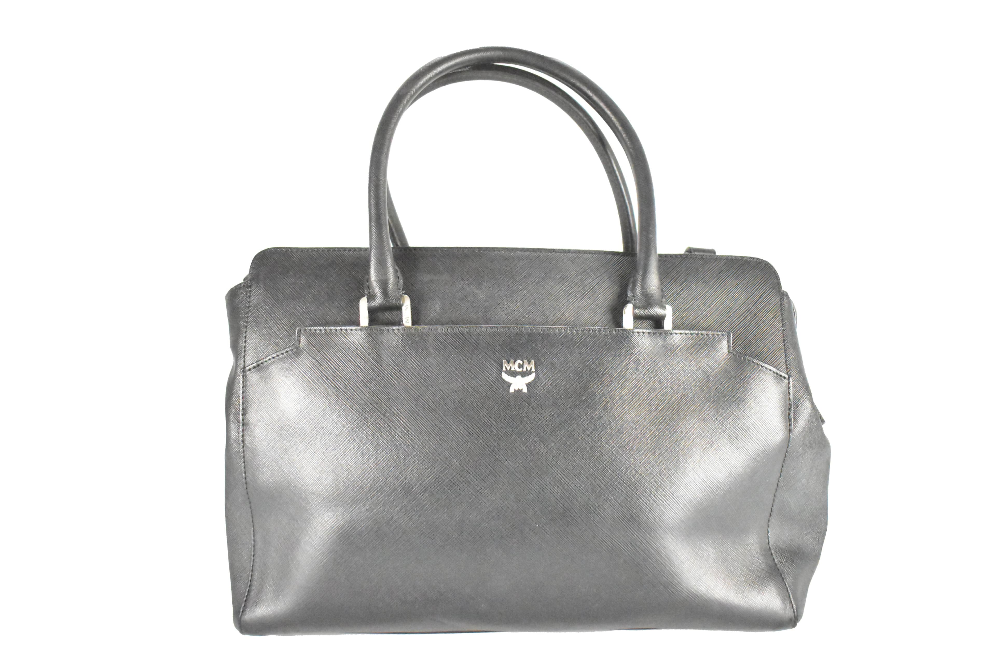 MCM SCHULTERTASCHE vintmarket-de LEDERTASCHE SCHWARZ 3915