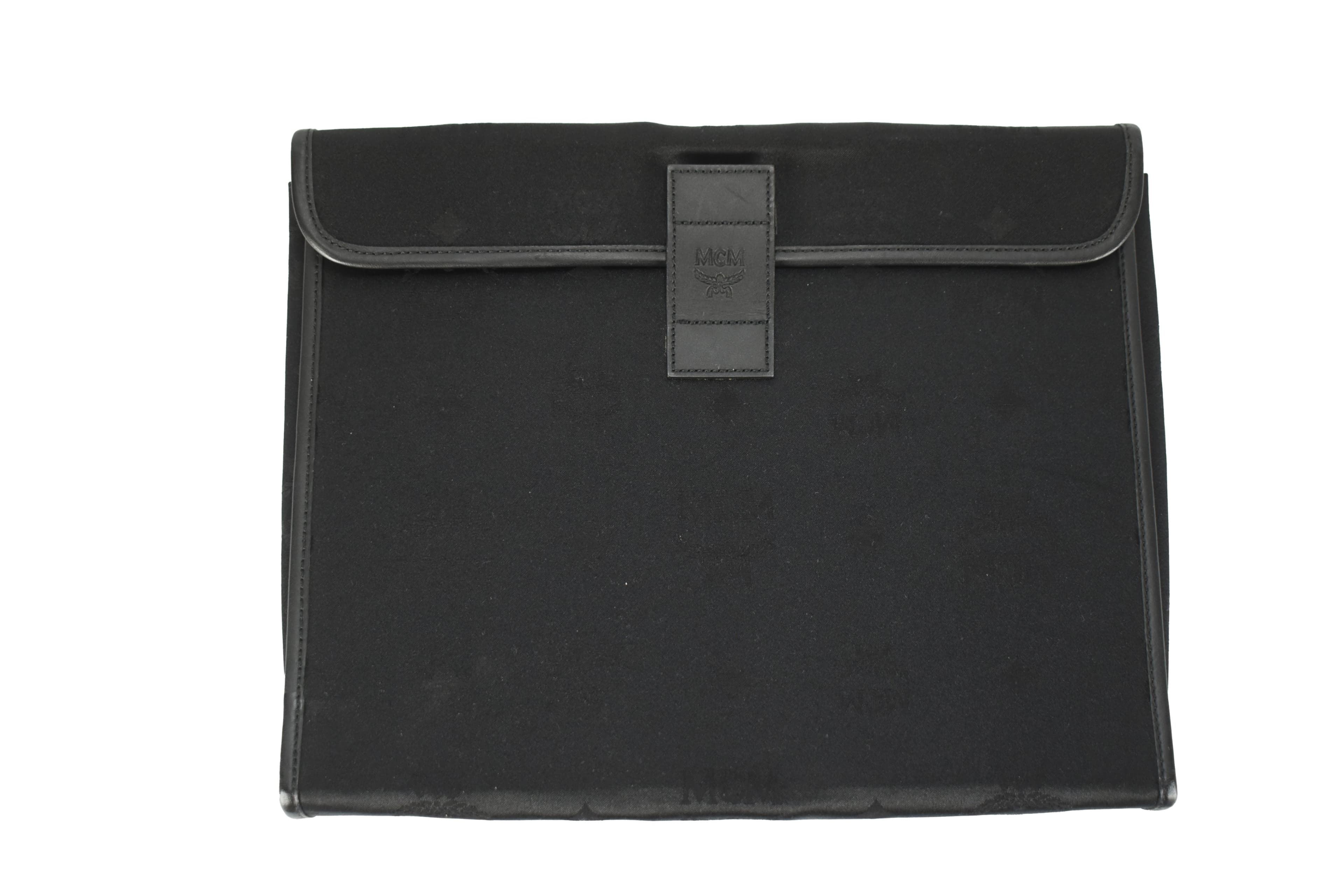 ✅MCM TASCHE LAPTOPTASCHE vintmarket.de AKTENTASCHE SCHWARZ 3955