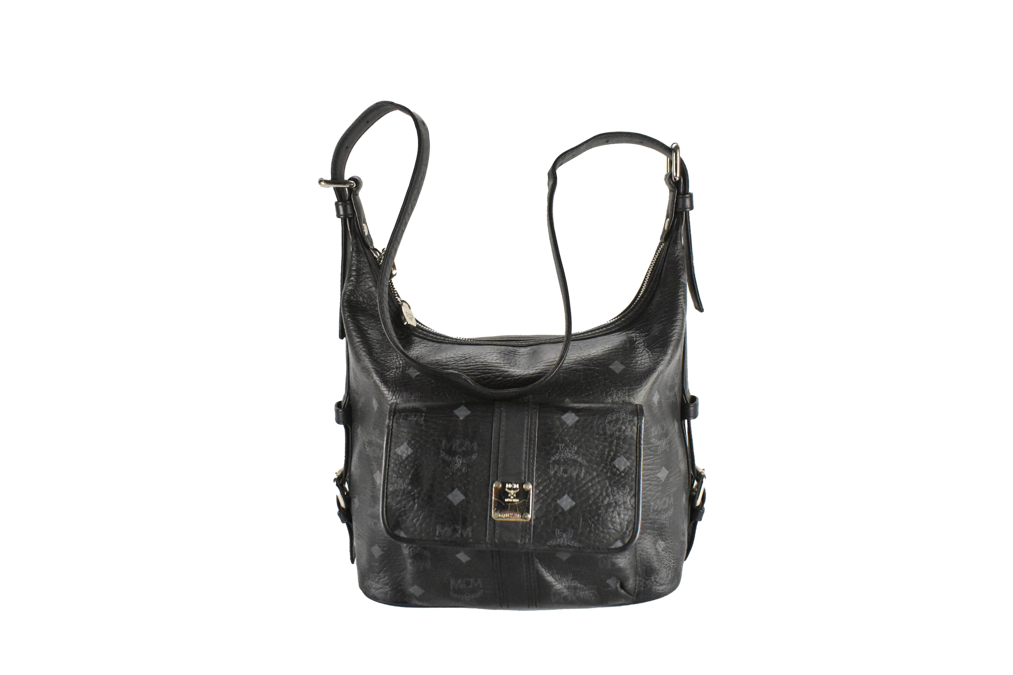 ✅MCM TASCHE HANDTASCHE vintmarket.de SCHULTERTASCHE SCHWARZ 3969