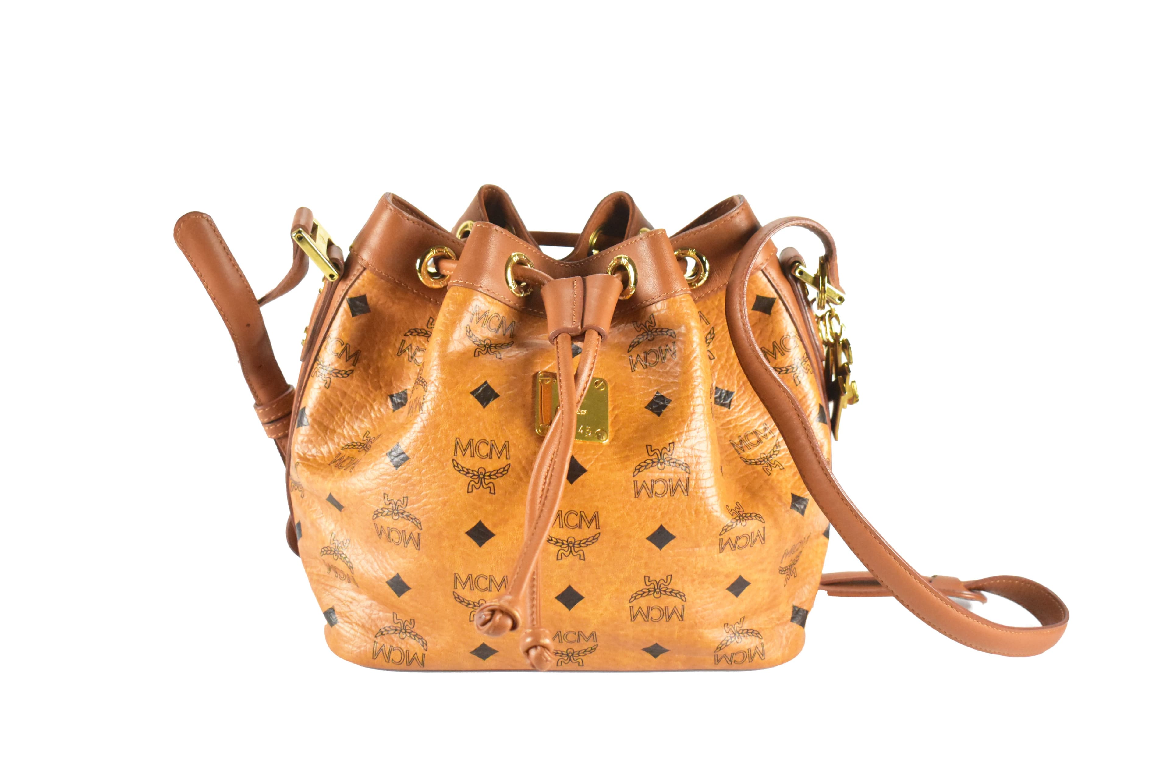 MCM BEUTELTASCHE vintmarket.de TASCHE HANDTASCHE COGNAC 4003