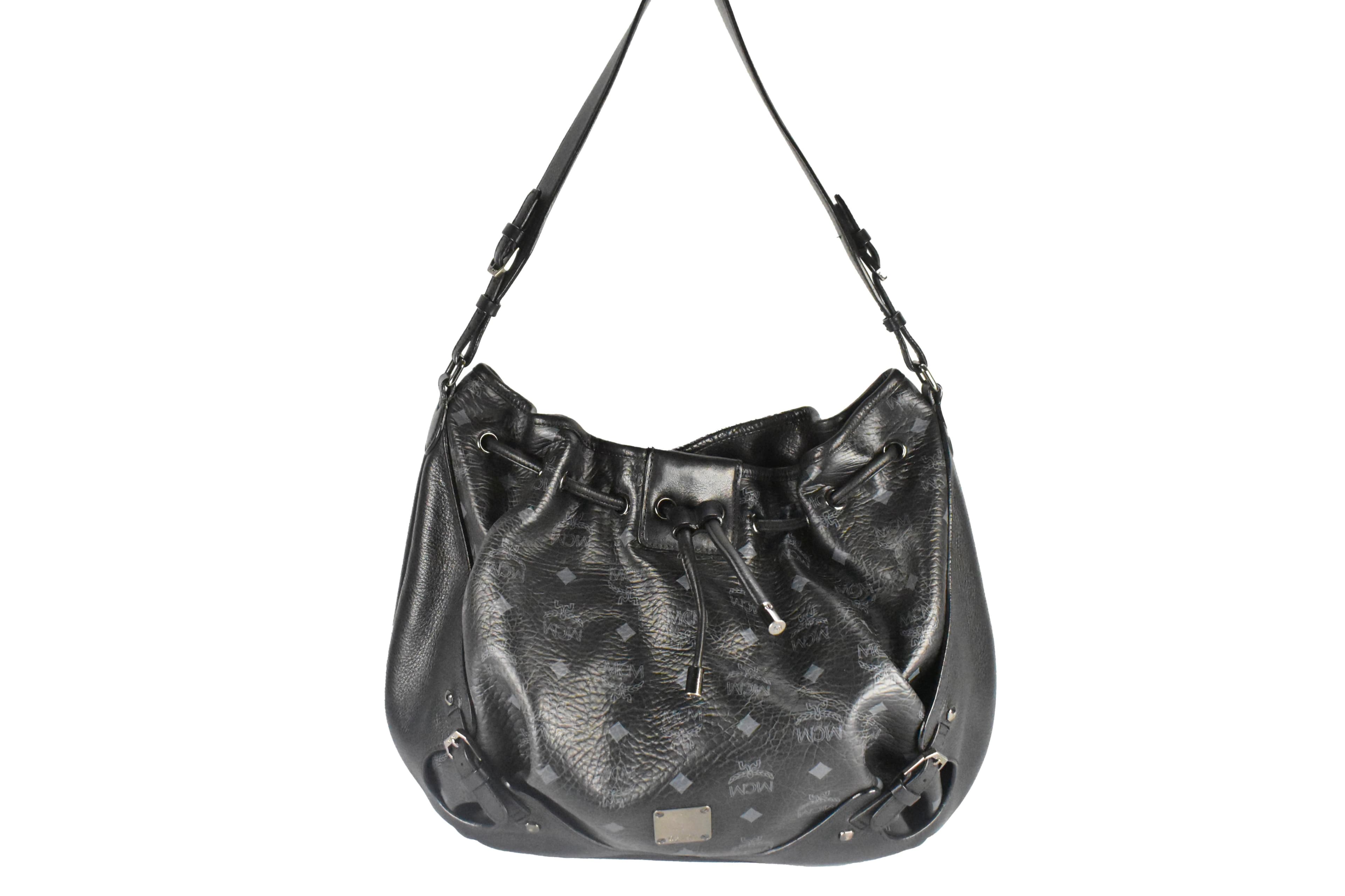 ✅MCM TASCHE SCHULTERTASCHE vintmarket.de HANDTASCHE SCHWARZ 4208