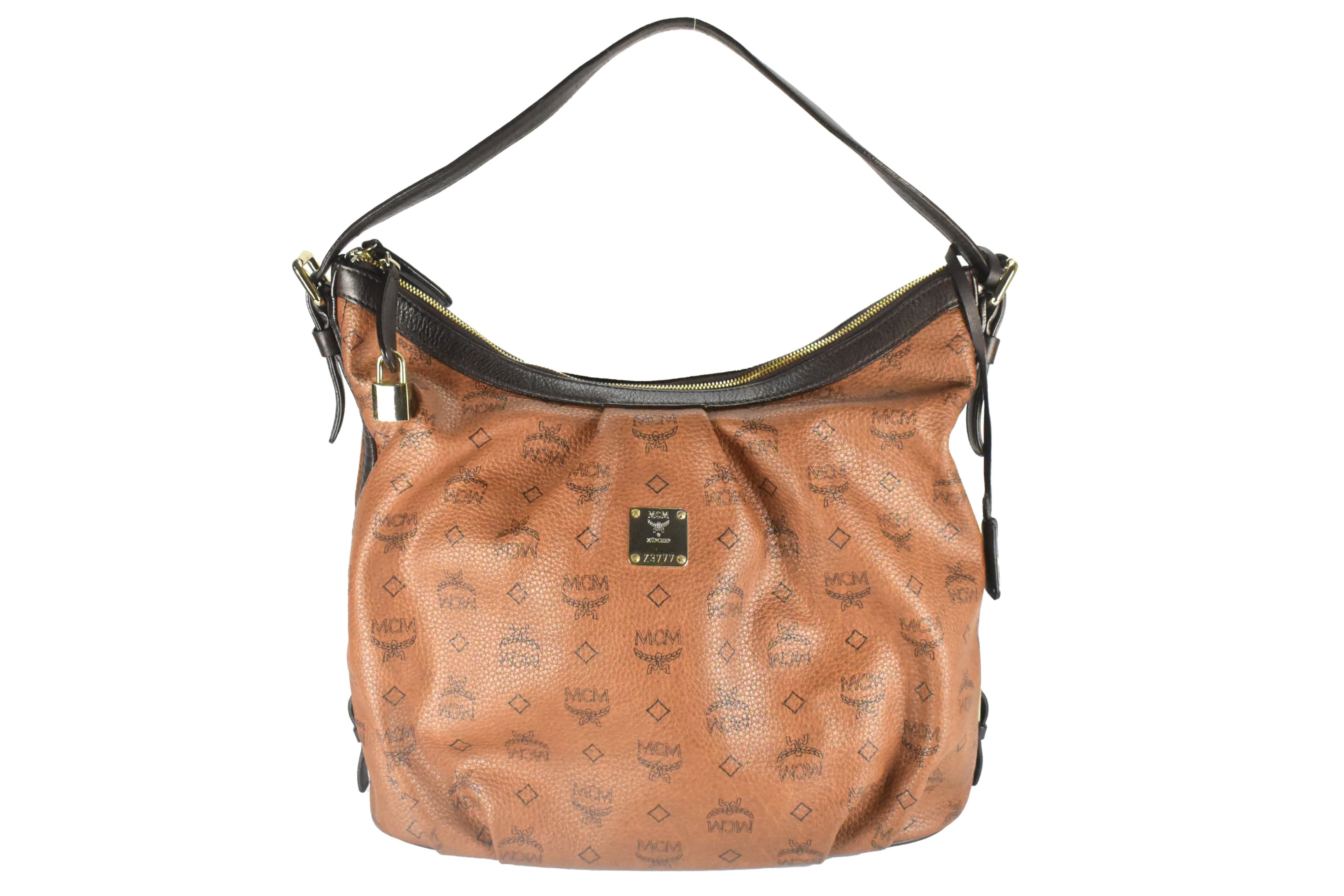 MCM SCHULTERTASCHE vintmarket.de HOBO TASCHE BRAUN 4227