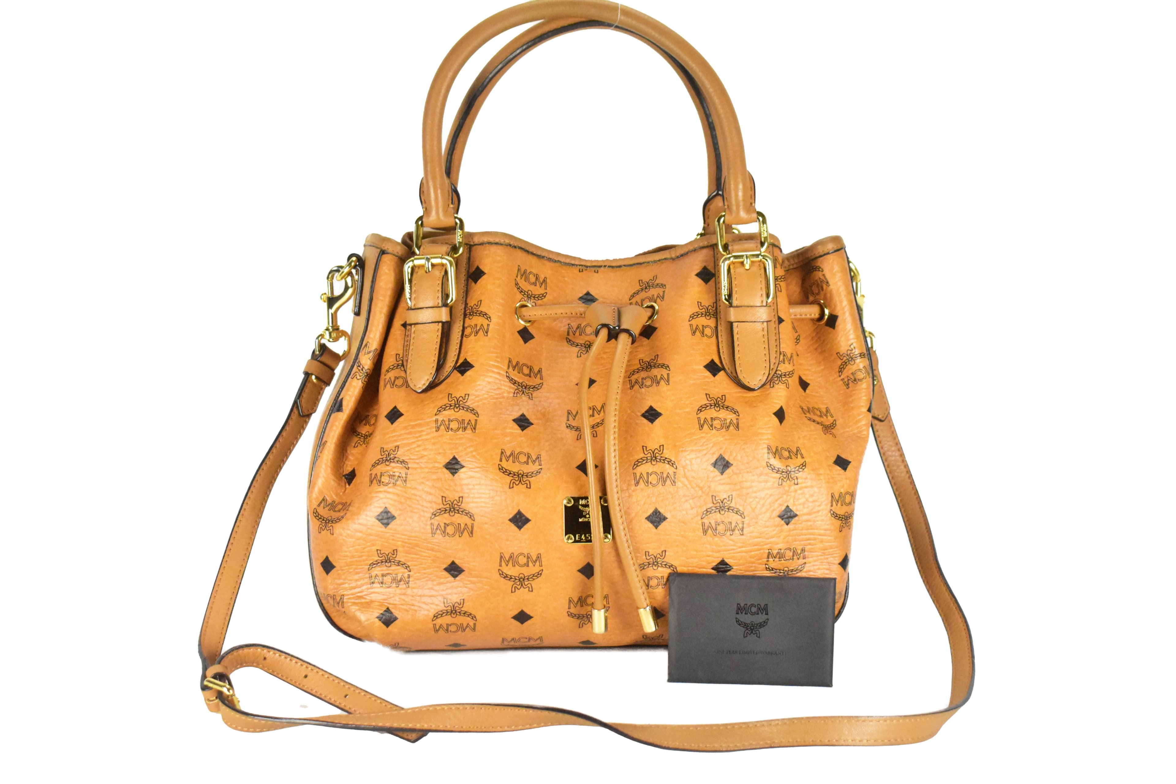 MCM SCHULTERTASCHE KLEIN vintmarket-de CROSSBODY COGNAC 4231