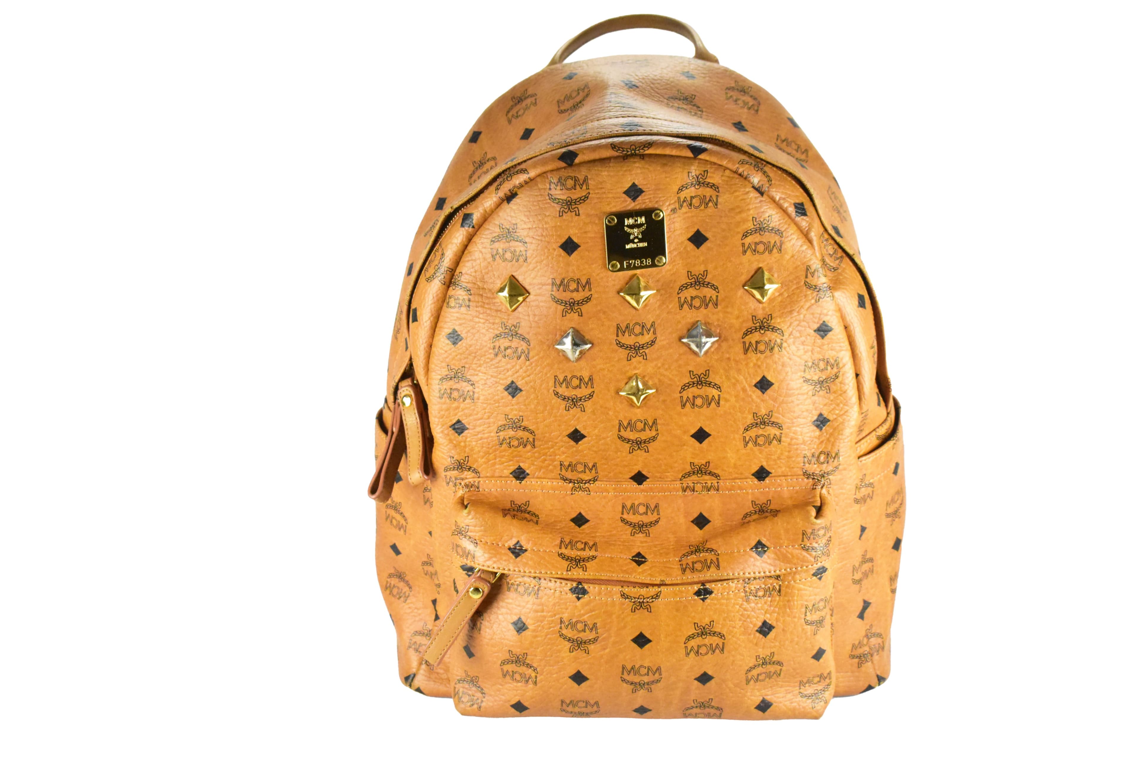 MCM RUCKSACK vintmarket.de HERREN DAMEN COGNAC 4261