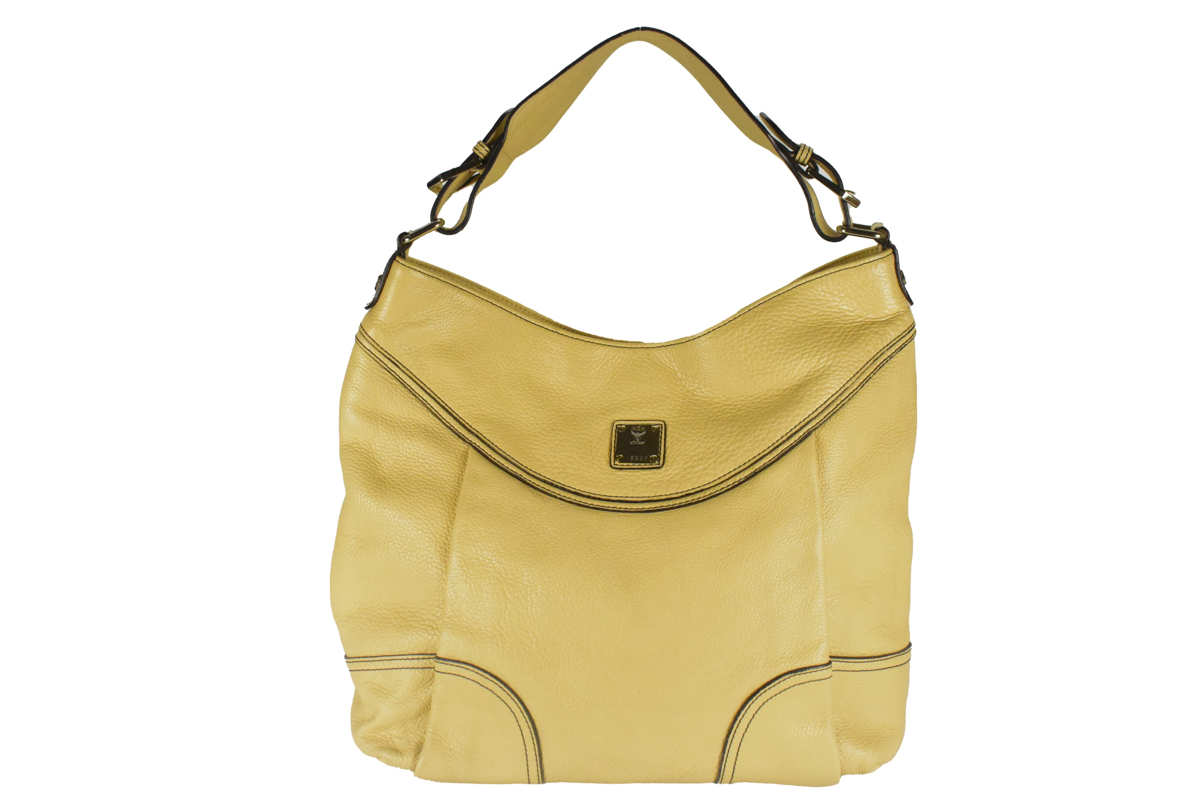 ✅MCM TASCHE SCHULTERTASCHE vintmarket.de HANDTASCHE BEIGE 4238