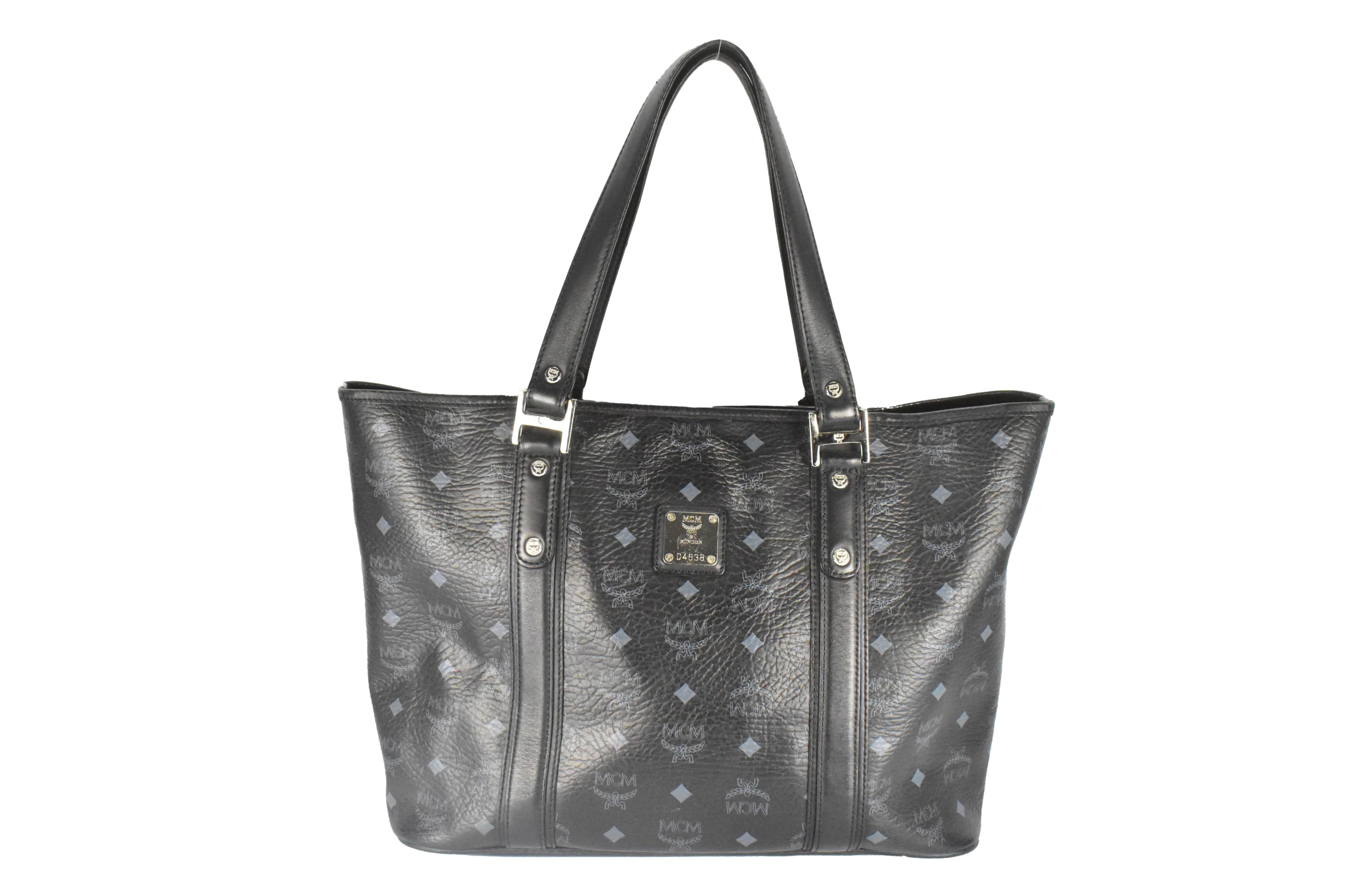 ✅MCM TASCHE vintmarket.de MEDIUM SHOPPER SCHWARZ 4267