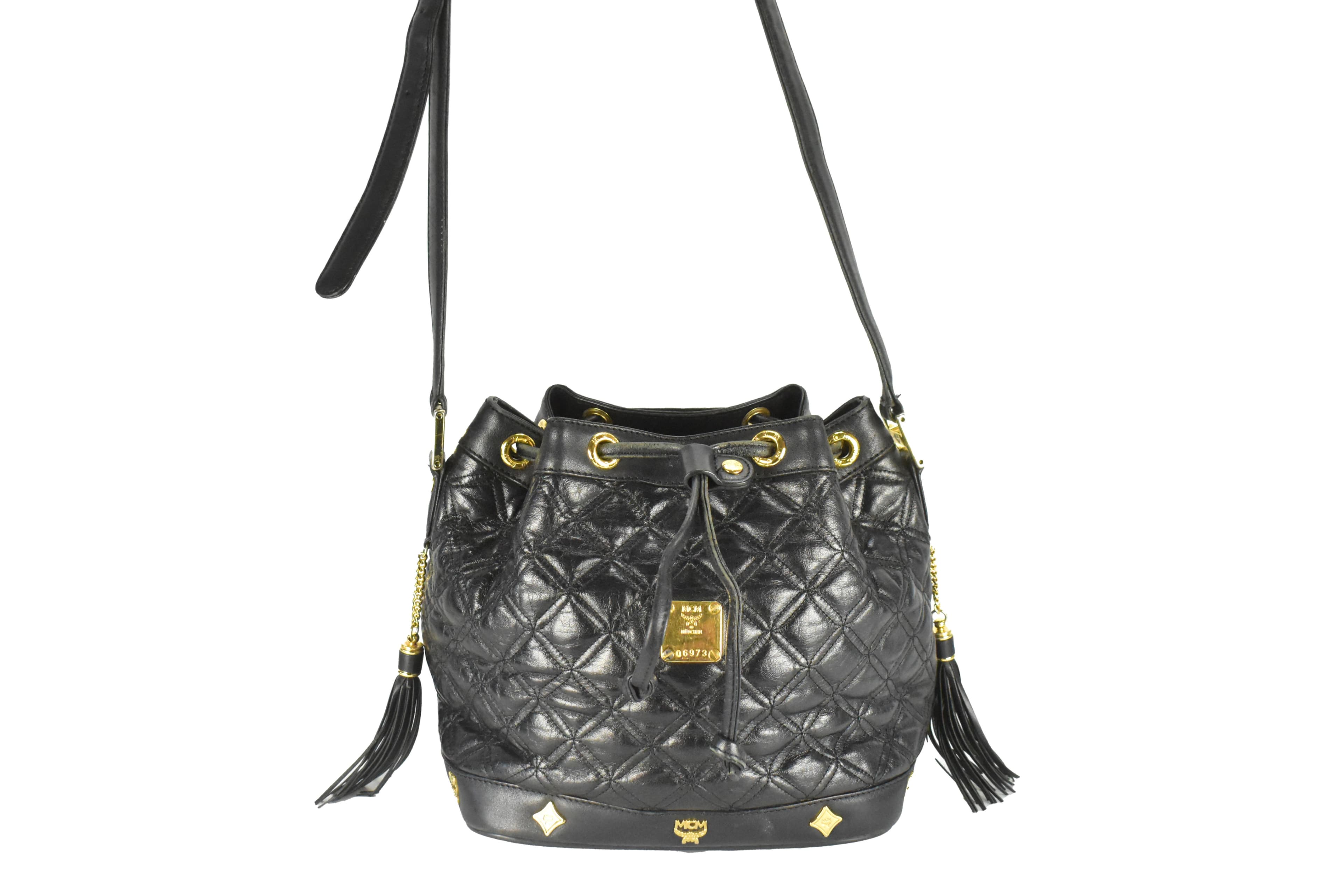 MCM BEUTELTASCHE vintmarket-de SCHULTERTASCHE SCHWARZ 4277