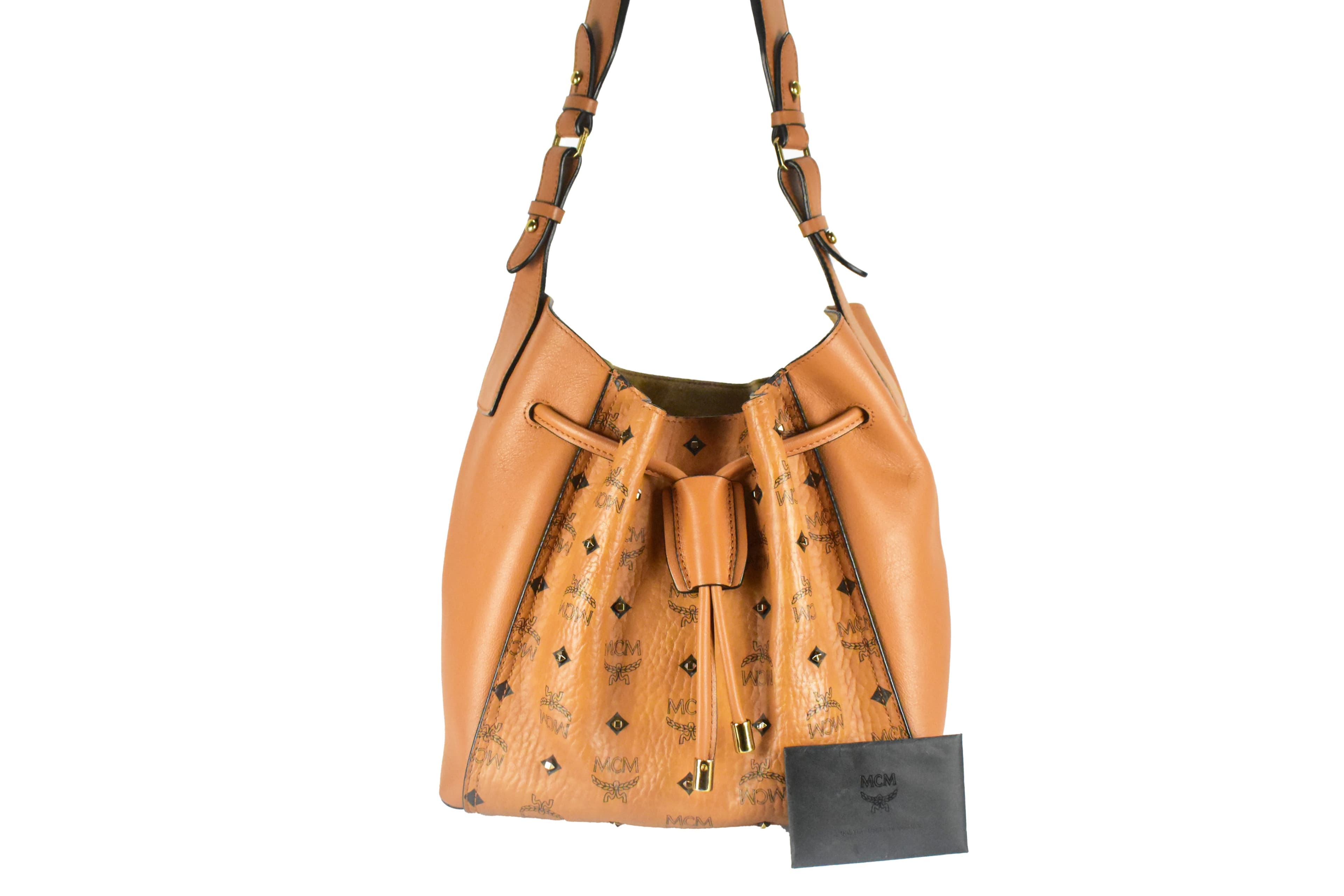 ✅MCM BEUTELTASCHE vintmarket.de TASCHE UMHÄNGETASCHE COGNAC 4286