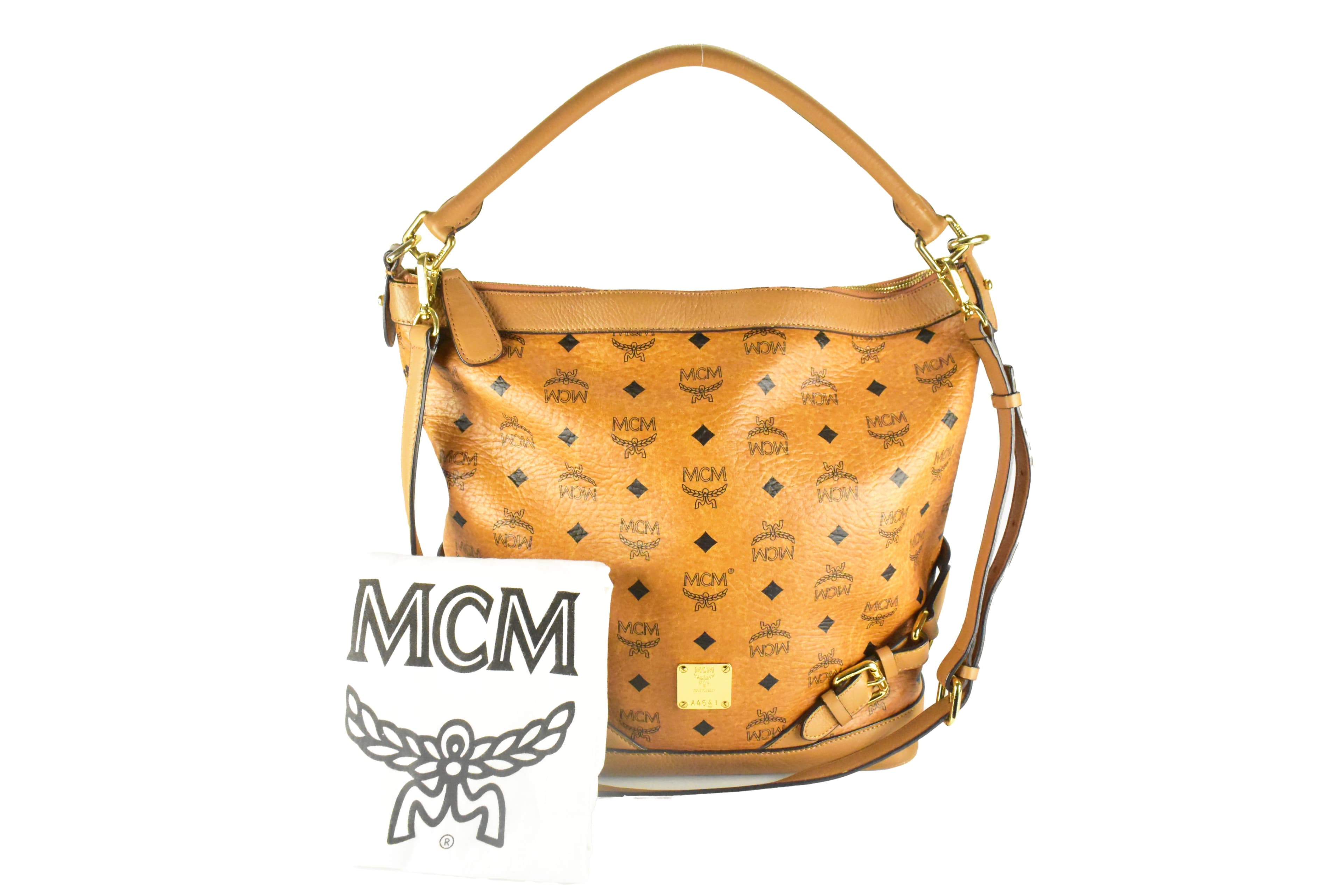 MCM SCHULTERTASCHE vintmarket-de TASCHE CROSSBODY COGNAC 4305